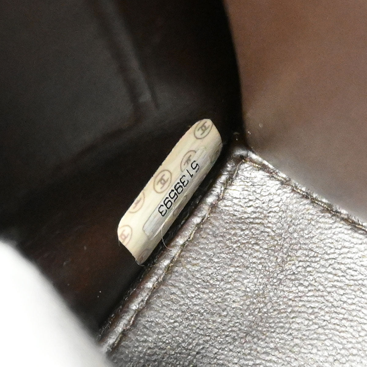 Chanel Brown Calfskin Tote Handbag