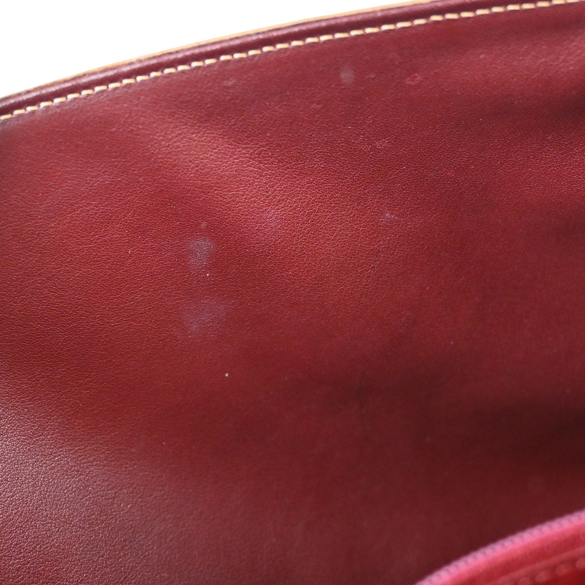 Cartier Beige Leather Cabochon Handbag