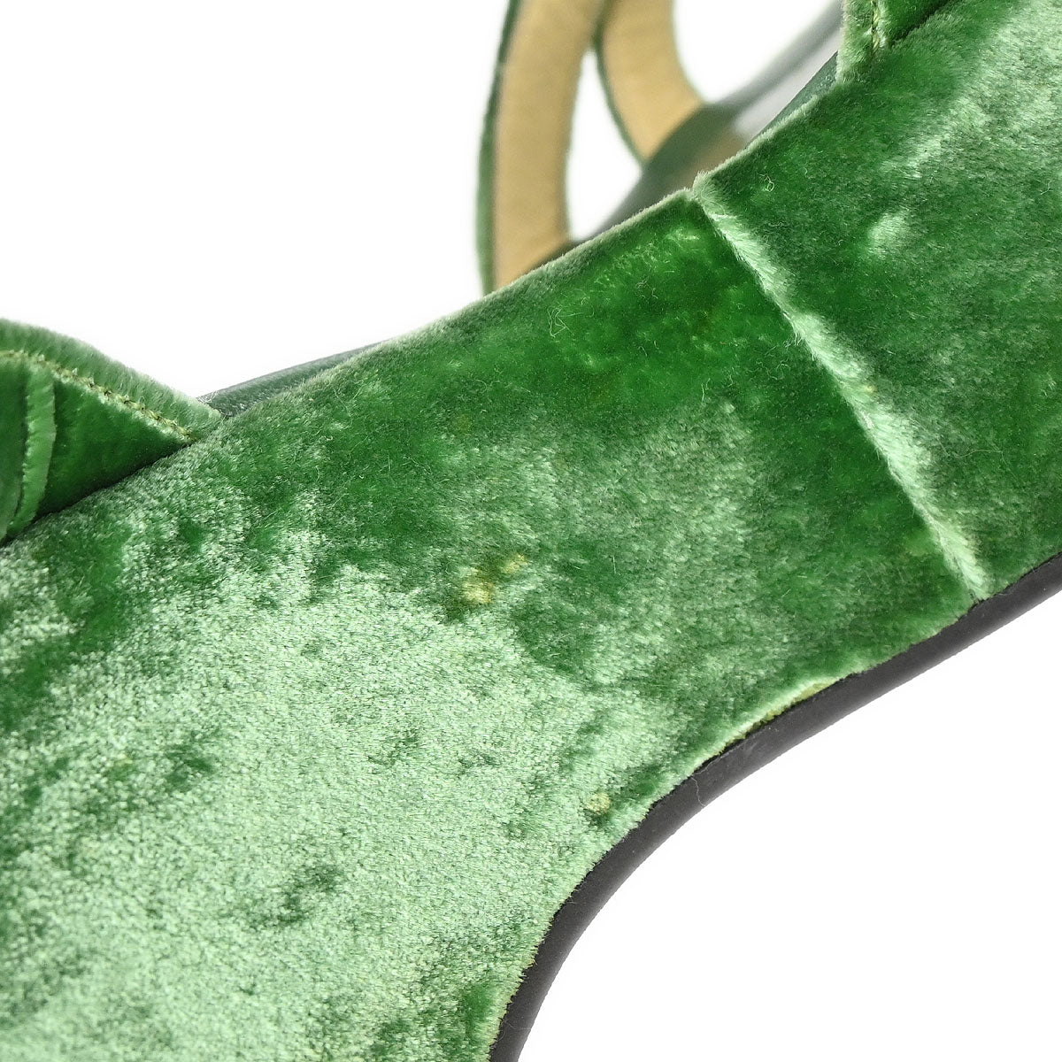 Prada * Velvet Sandals Shoes #36 1/2