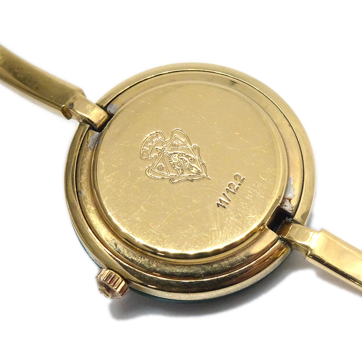 Gucci 11/12.2 Change Bezel Chameleon Quartz Watch SS