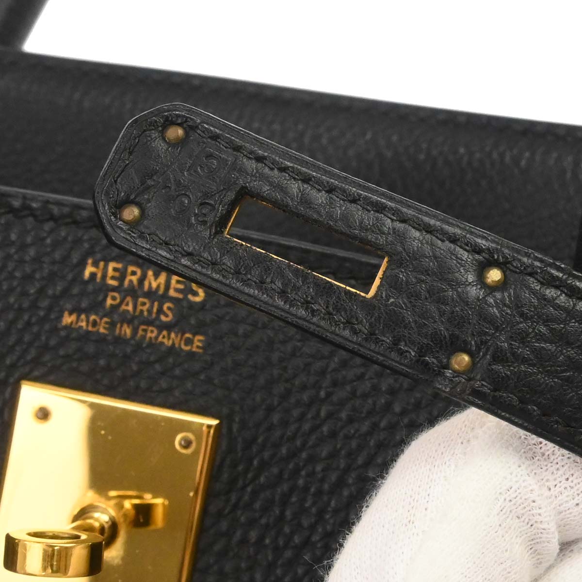 Hermes Black Togo Birkin 40 Handbag