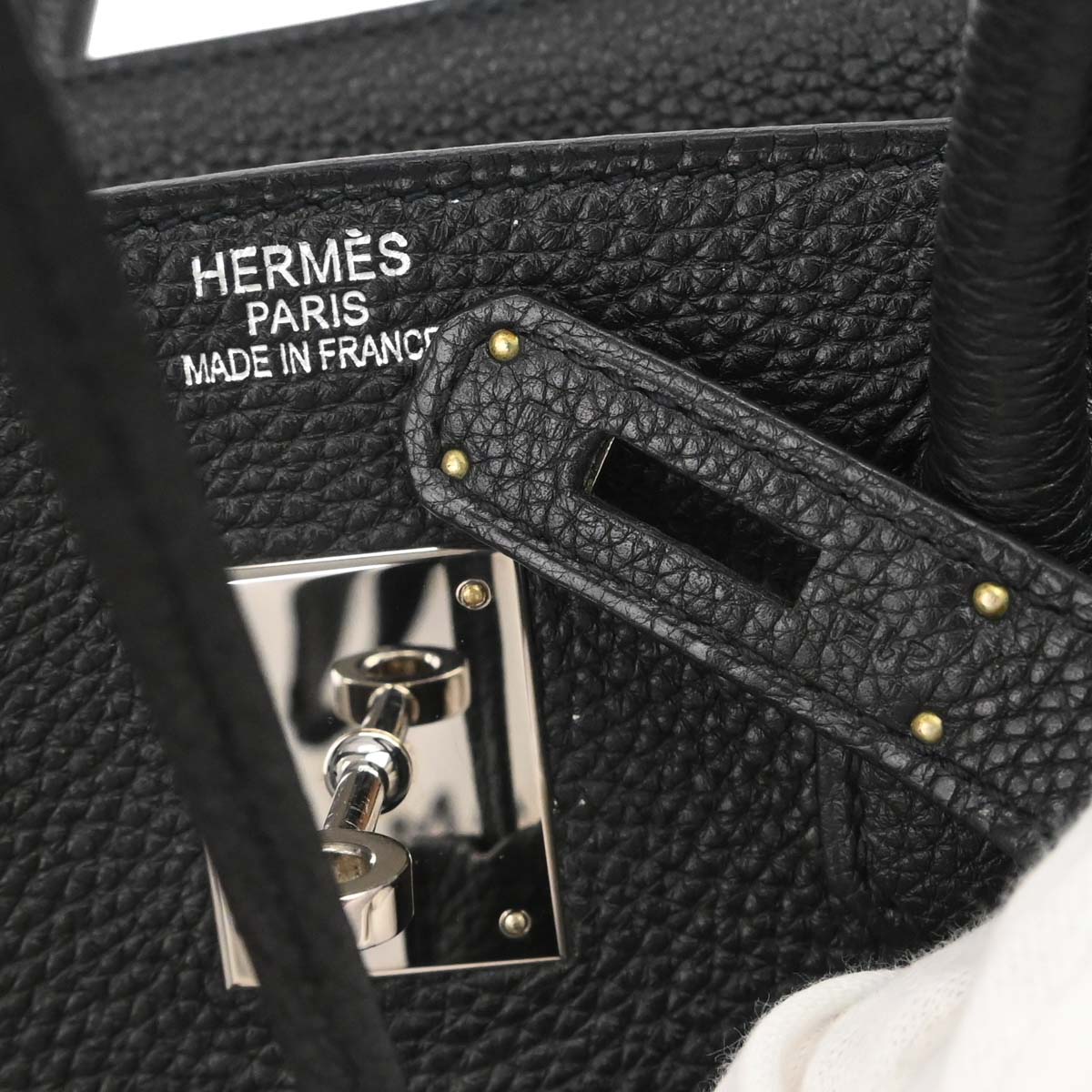 Hermes Black Togo Birkin 35 Handbag