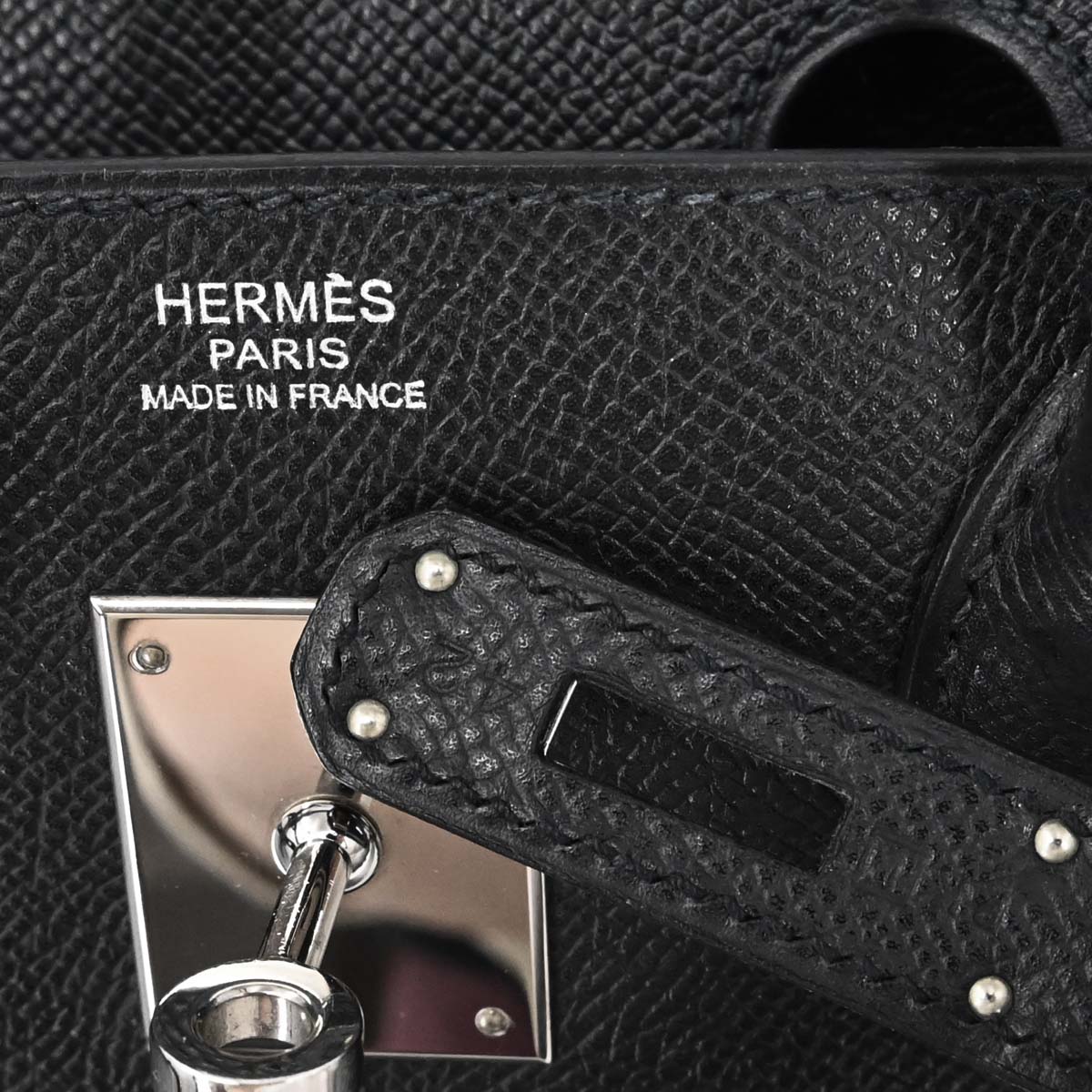 Hermes Black Epsom Birkin 30 Handbag