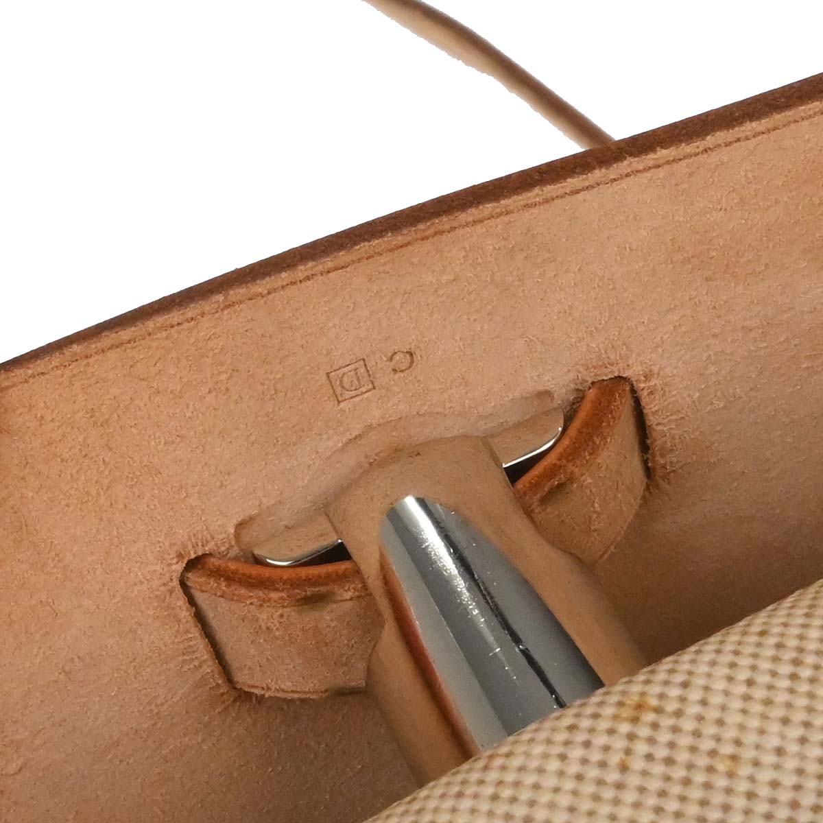 Hermes Natural Toile H Herbag MM 2 in 1 2way Shoulder Handbag