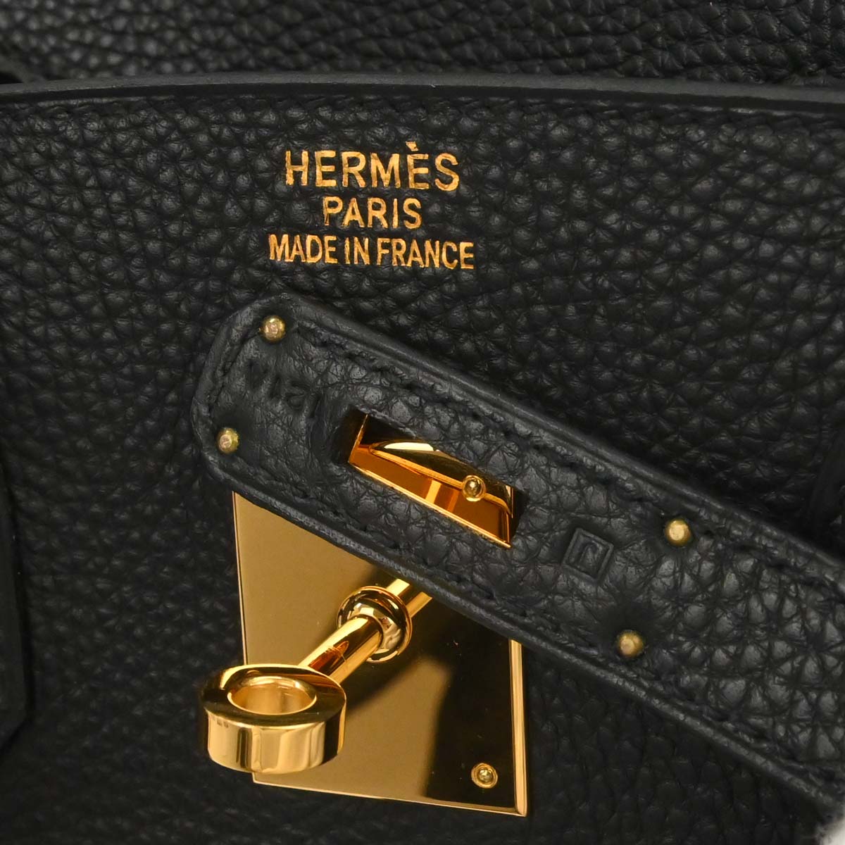 Hermes Black Togo Birkin 35 Handbag