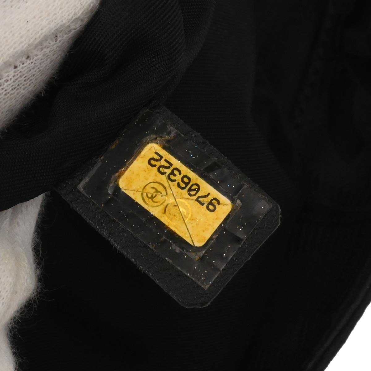 Chanel 2005-2006 Black Jacquard Nylon Travel Line Waist Bum Bag