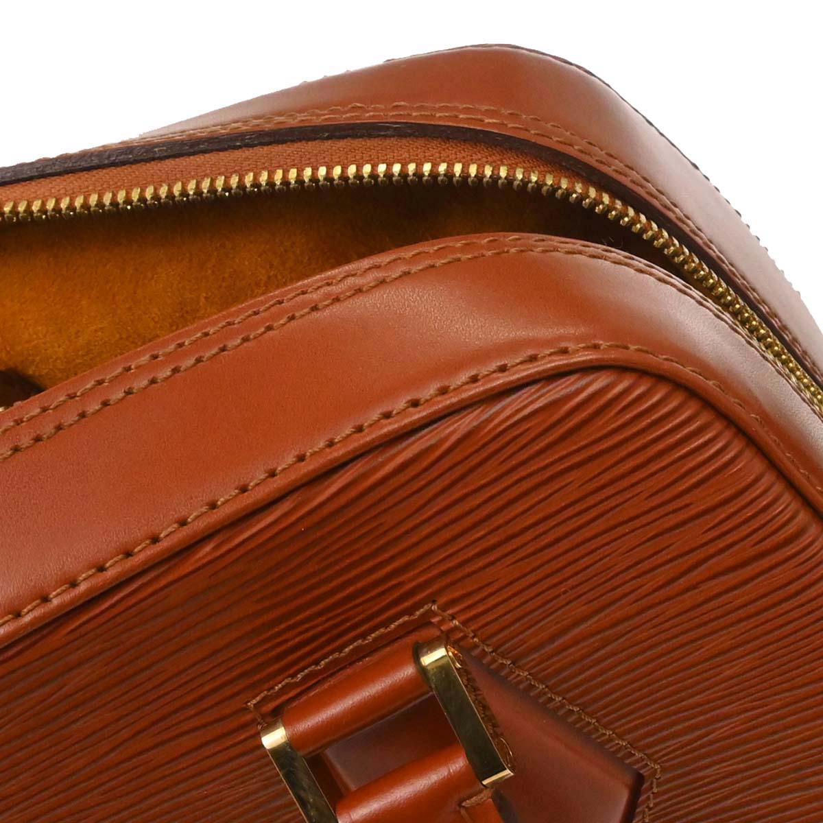 Louis Vuitton Brown Epi Sablon Handbag M52043