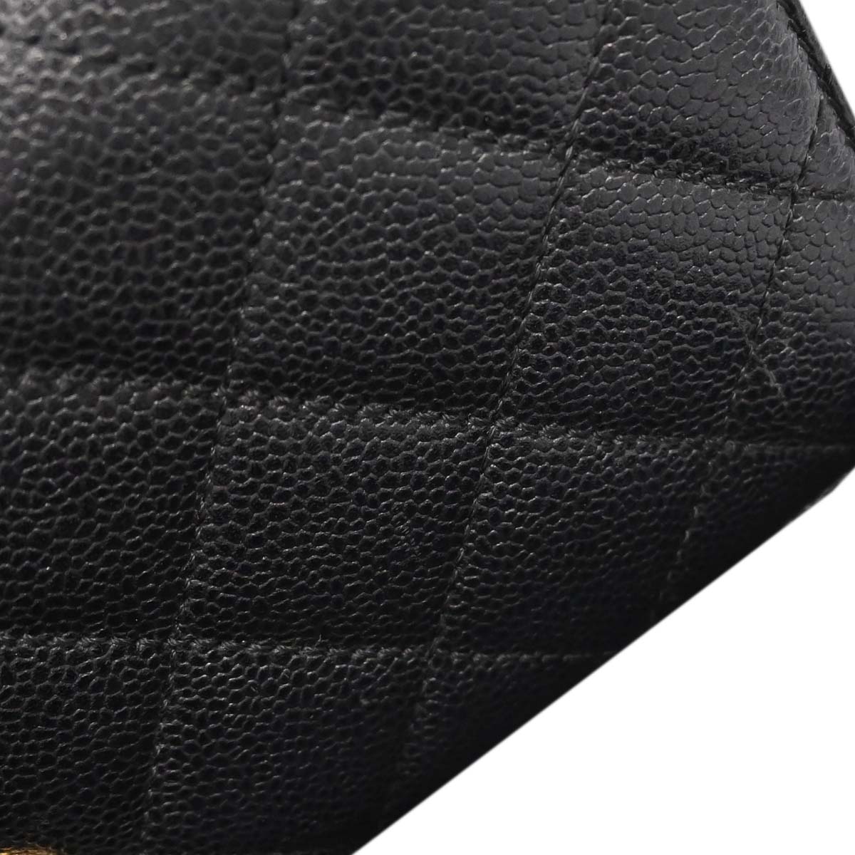 Chanel Black Caviar Skin Kelly Top Handle Handbag