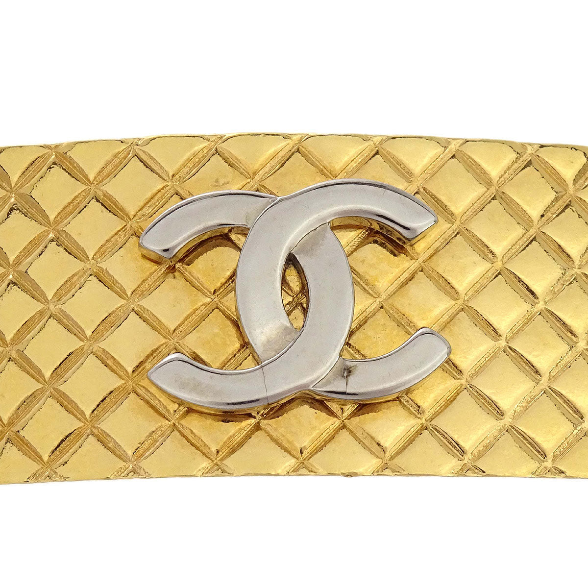 Chanel Barrette Hair Accessories Gold 71/98P