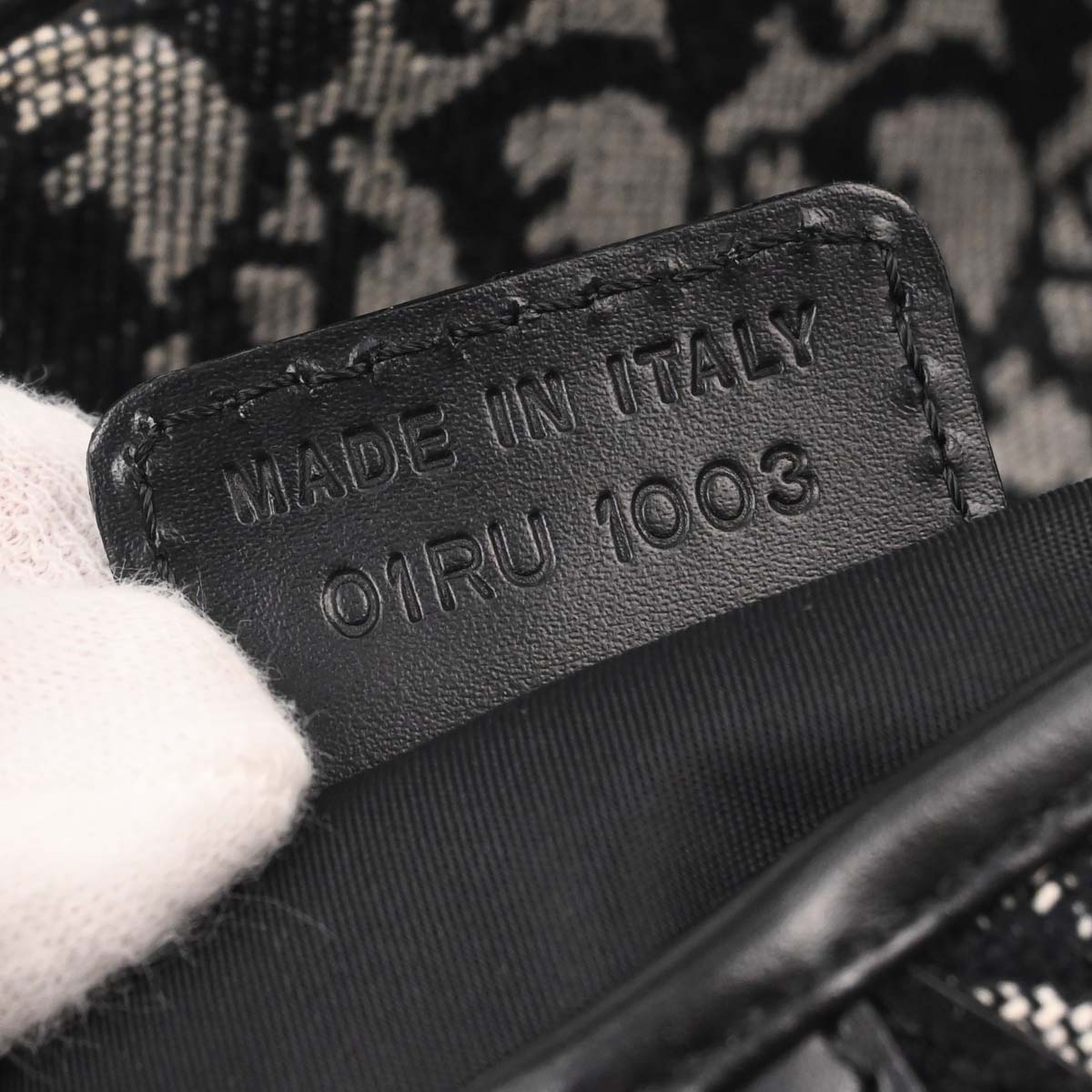 Christian Dior Black Double Saddle Handbag