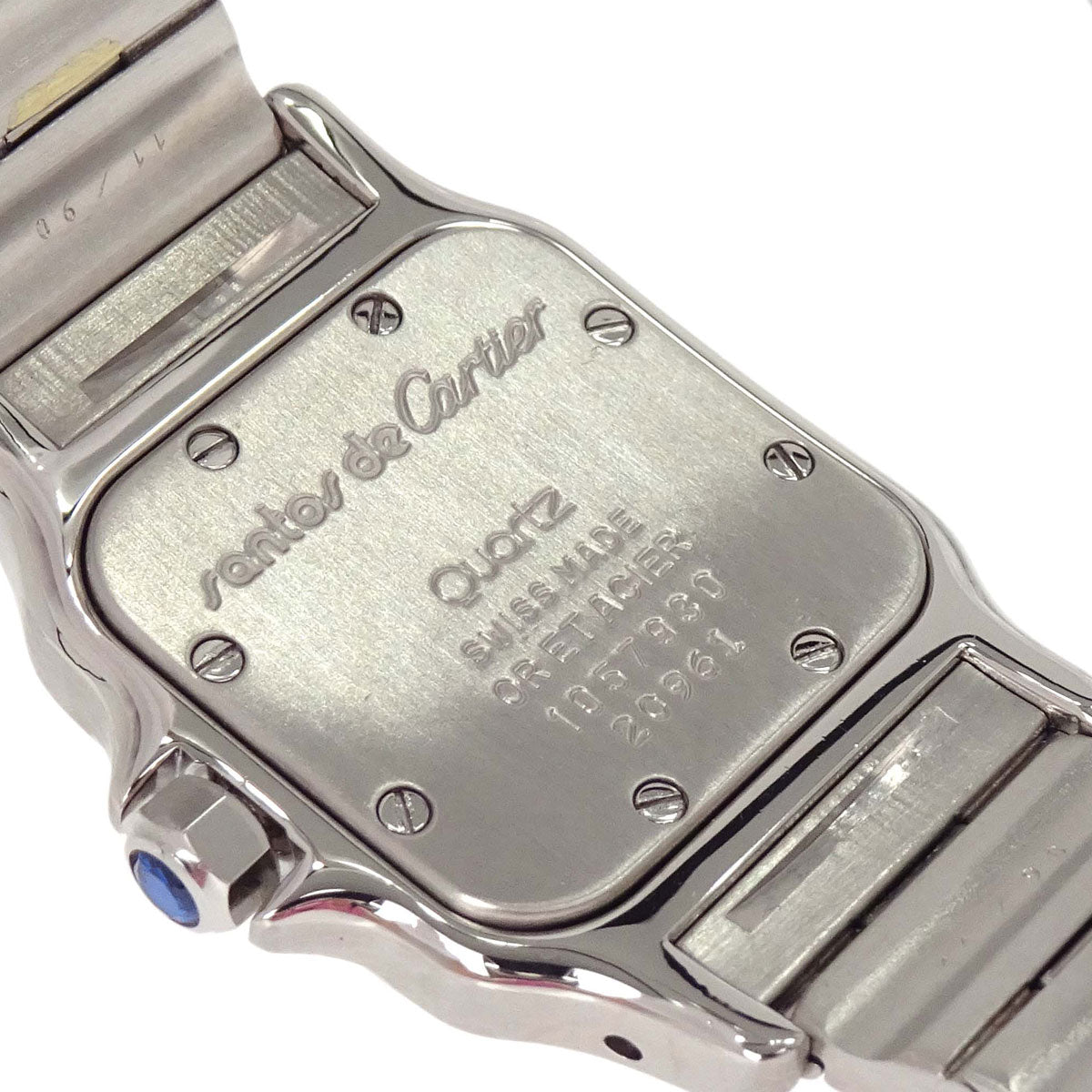 Cartier Santos Galbee SM 22mm Ref.1057930 Quartz Watch 18KYG SS