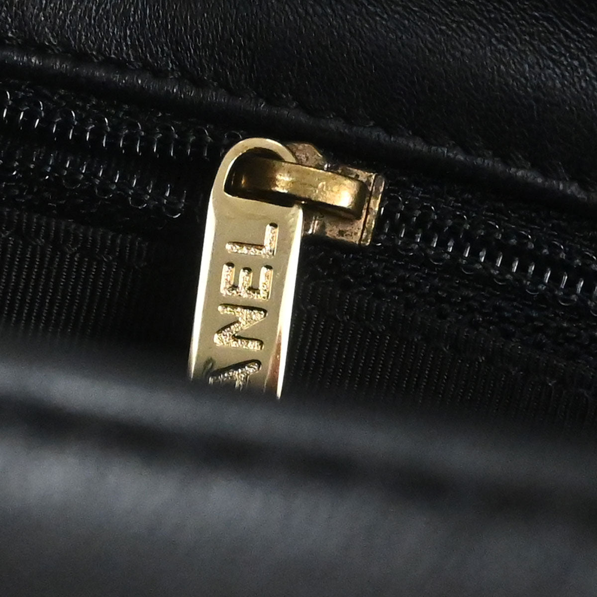 Chanel 2000-2002 Black Lambskin Choco Bar Shoulder Bag
