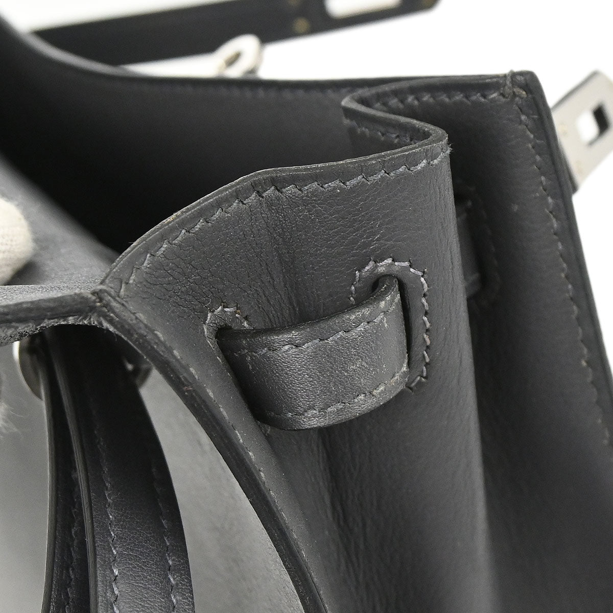 Hermes Ardoise Evercalf Kelly Danse Shoulder Bag