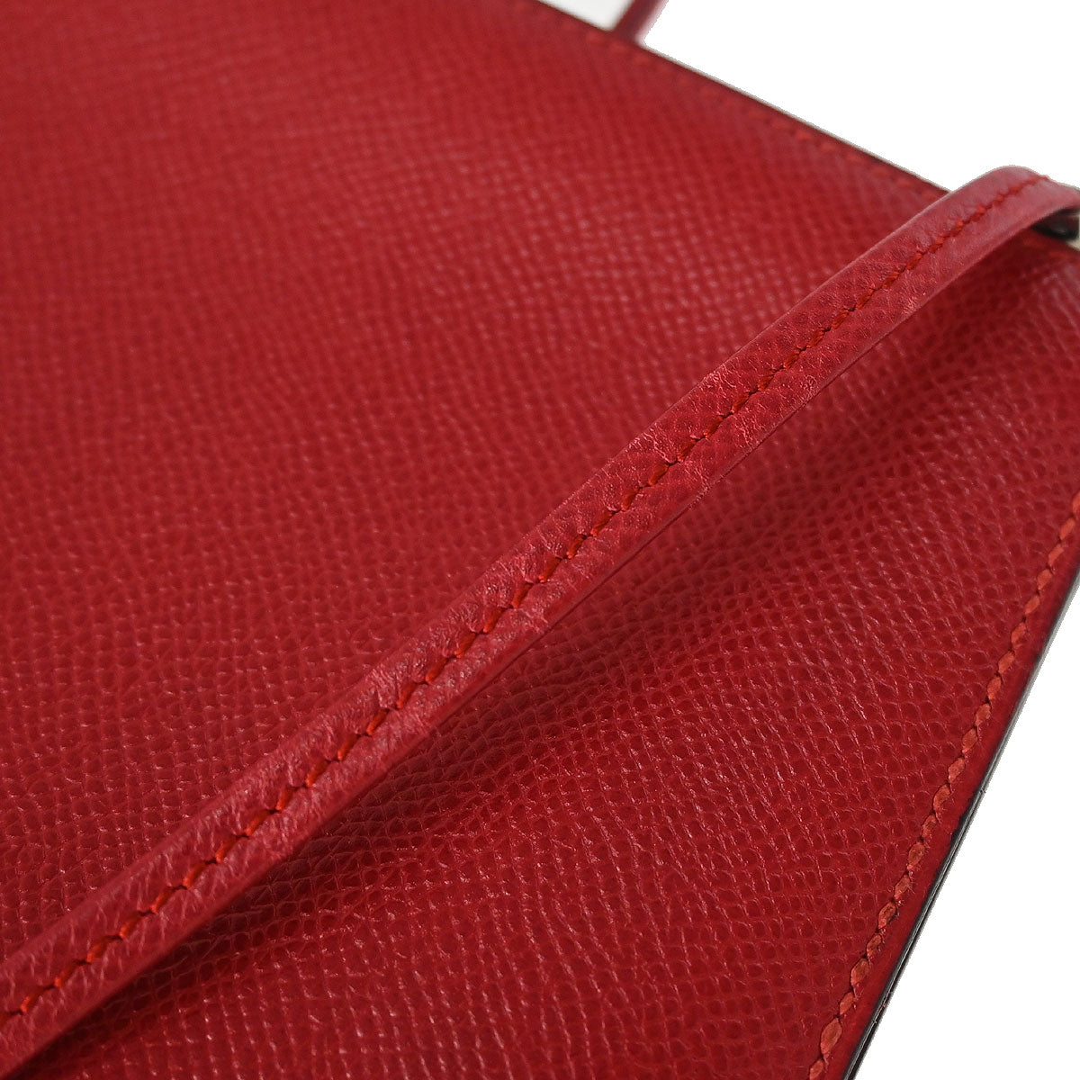 Hermes Red Courchevel Sac a Malice Shoulder bag