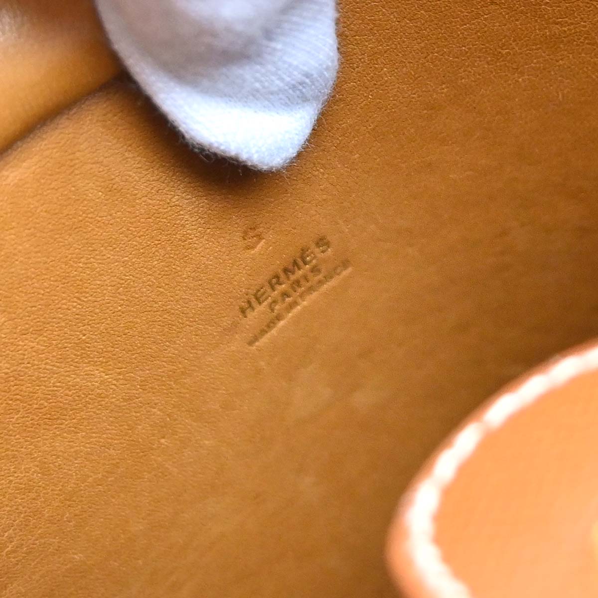 Hermes Gold Courchevel Folies Hobo Bag