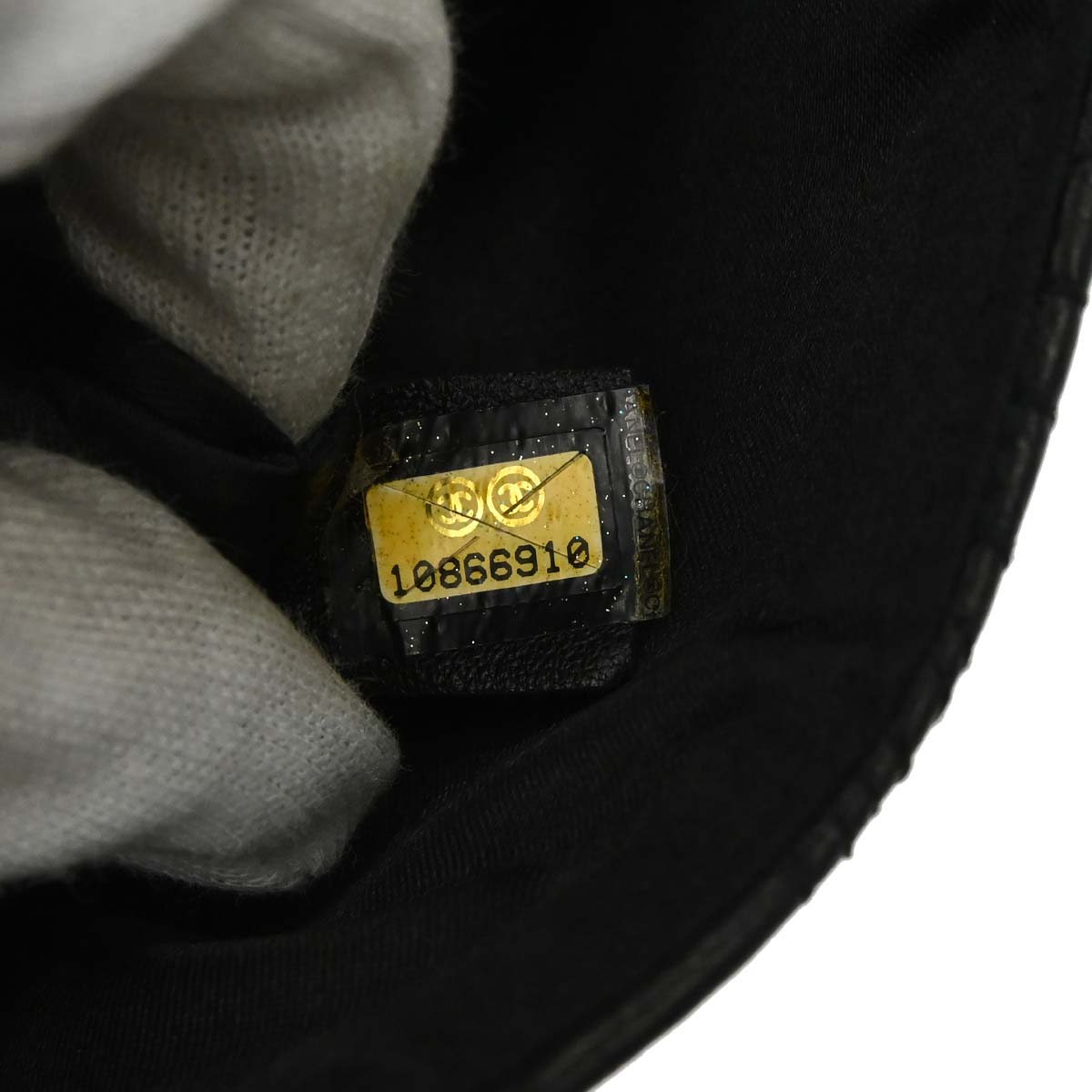Chanel 2005-2006 Black Lambskin Chain Shoulder Bag