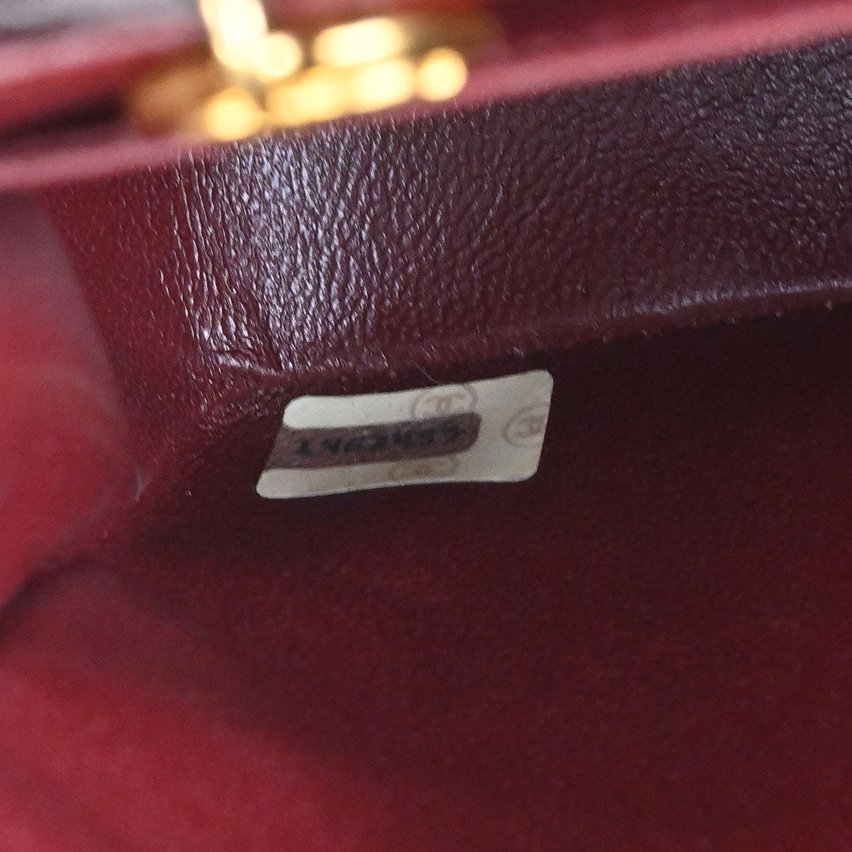 Chanel 1989-1991 Black Lambskin Turnlock Small Full Flap Shoulder Bag