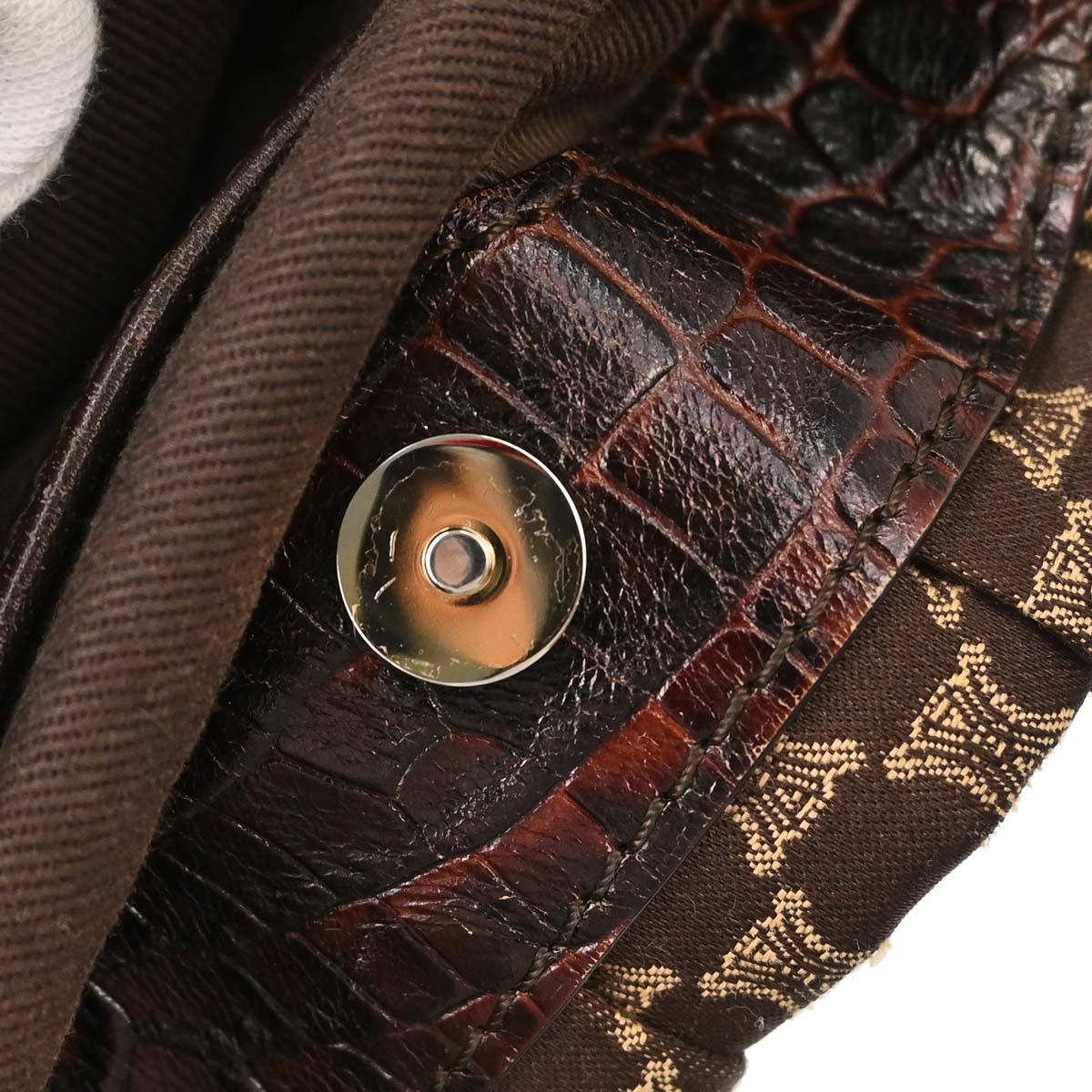 Celine * Brown Macadam 2way Handbag