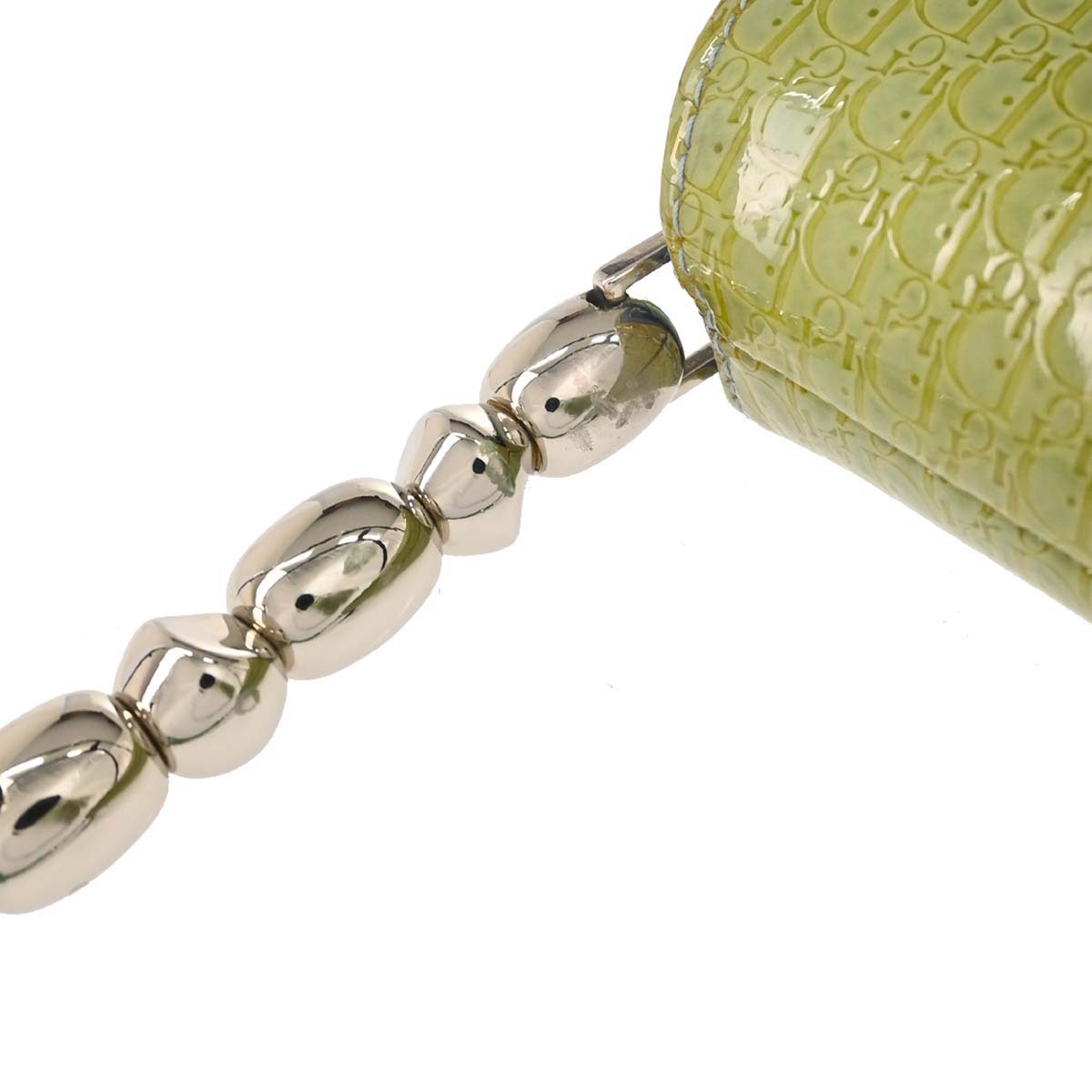 Christian Dior Green Patent Leather Malice Handbag