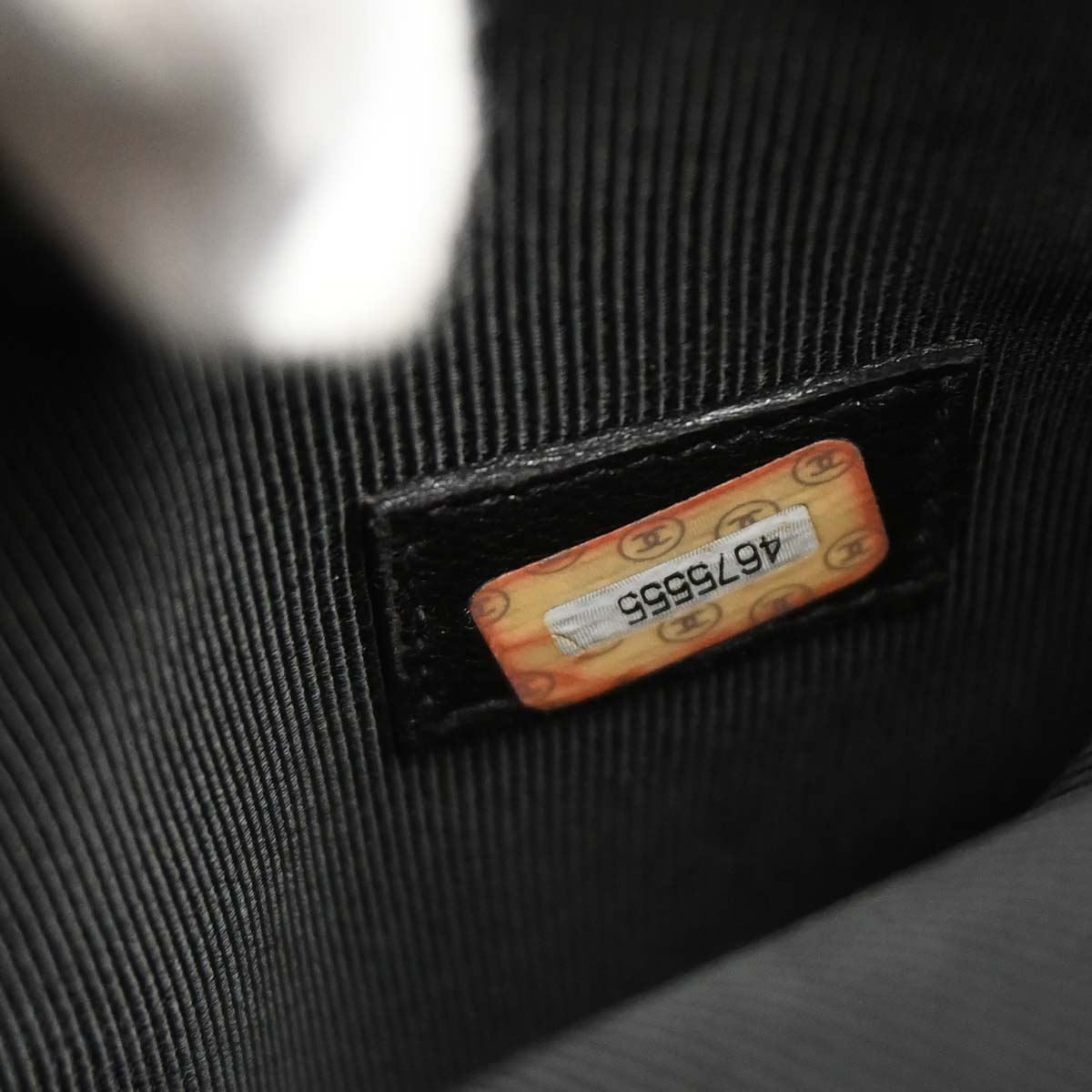 Chanel 1994-1996 Black Caviar Skin Backpack