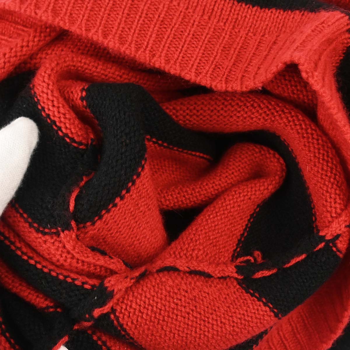 Miu Miu 2019 Striped Sweater Top Red #36