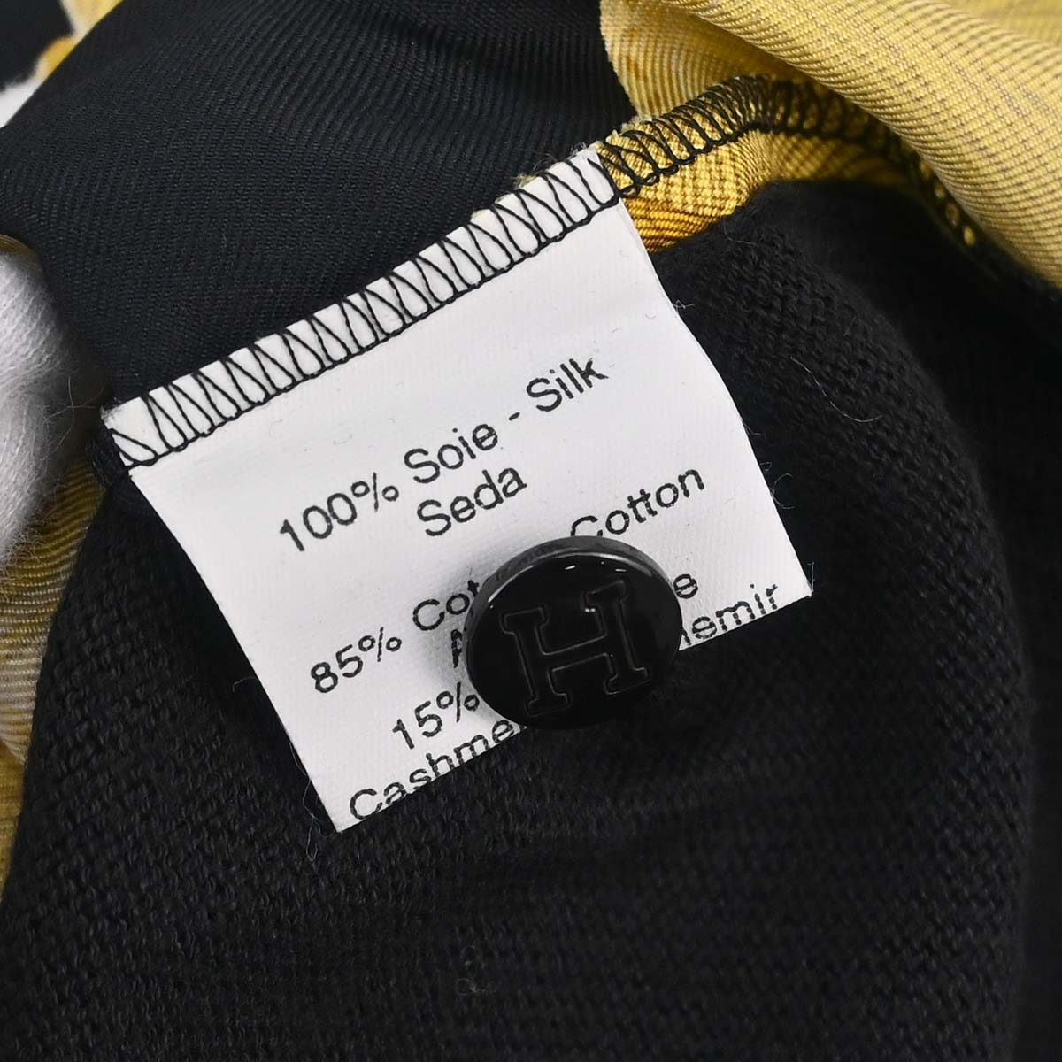 Hermes Blouse Top Black #S