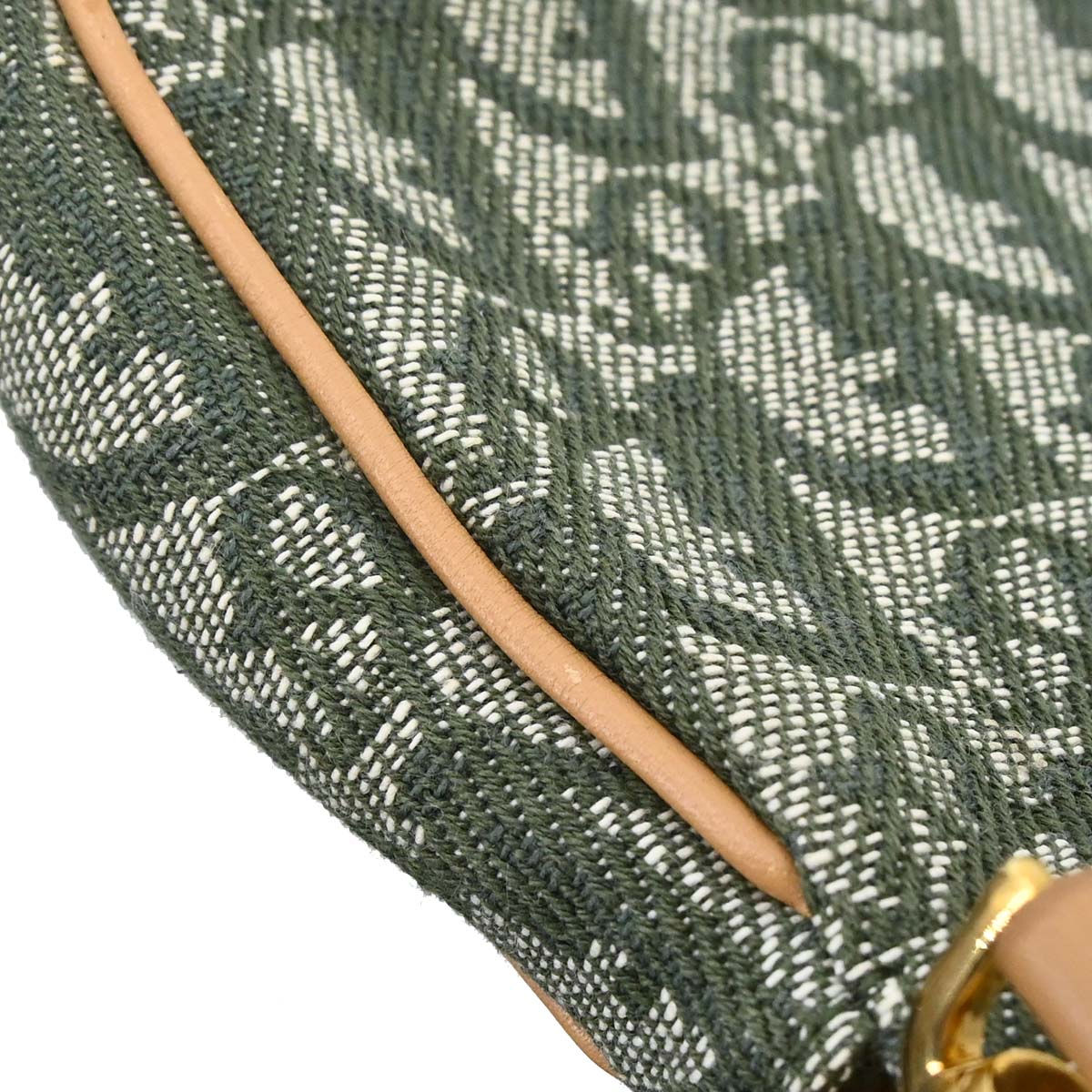 Christian Dior Green Trotter Saddle Handbag