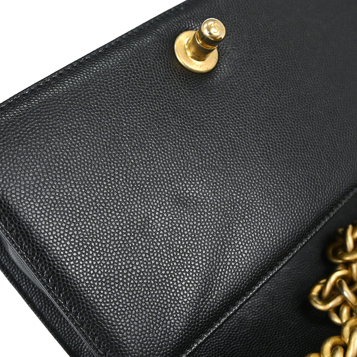 Boy Chanel 2019 Black Caviar Skin Small Chain Shoulder Bag