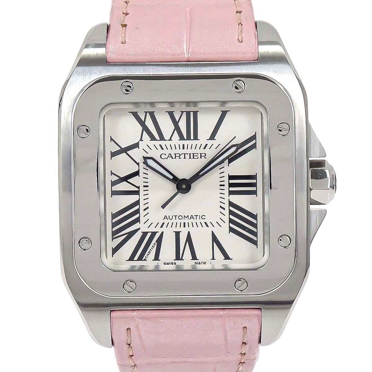 Cartier * Santos 100 MM 33mm Ref.2878 Self-winding Watch SS