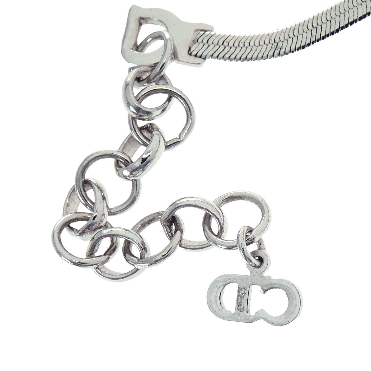 Christian Dior Necklace Pendant Silver