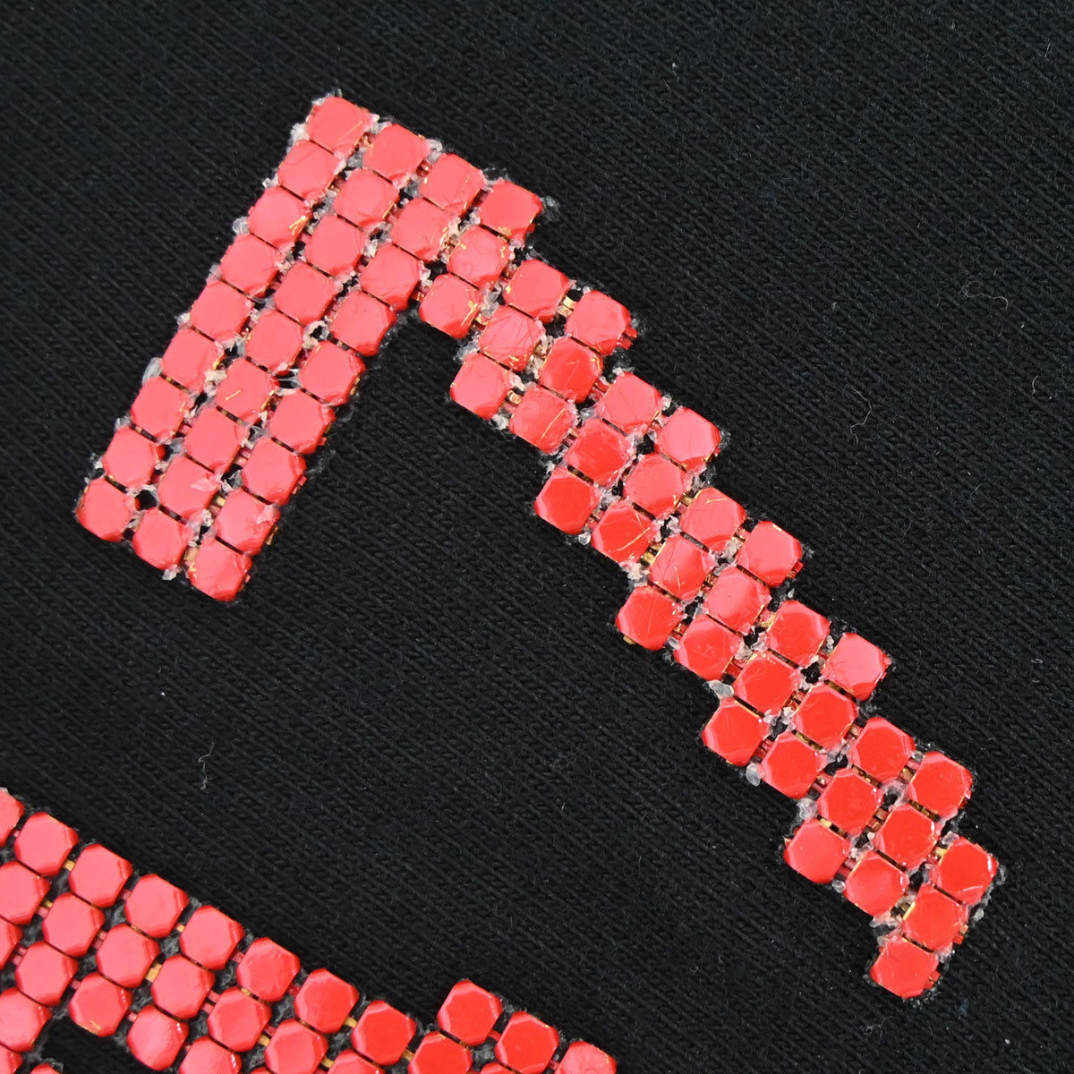 Christian Dior Logo Beaded T-shirt Black