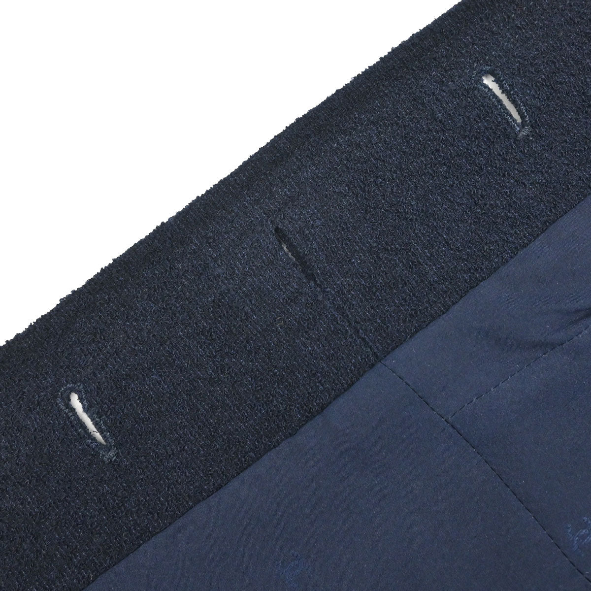 Chanel 1995 Collarless Single Breasted Jacket Navy #38