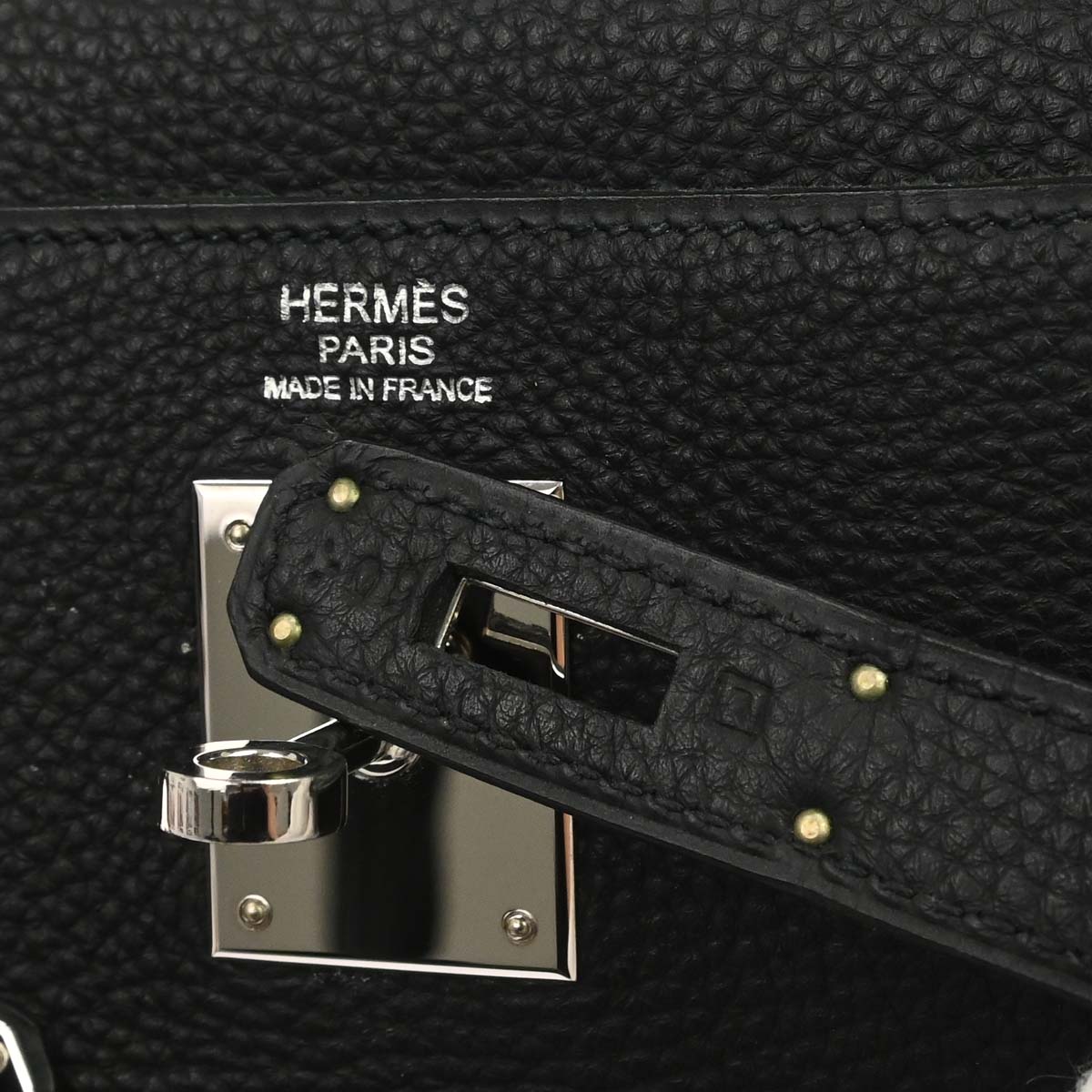 Hermes Black Togo Kelly 32 Retourne 2way Shoulder Handbag