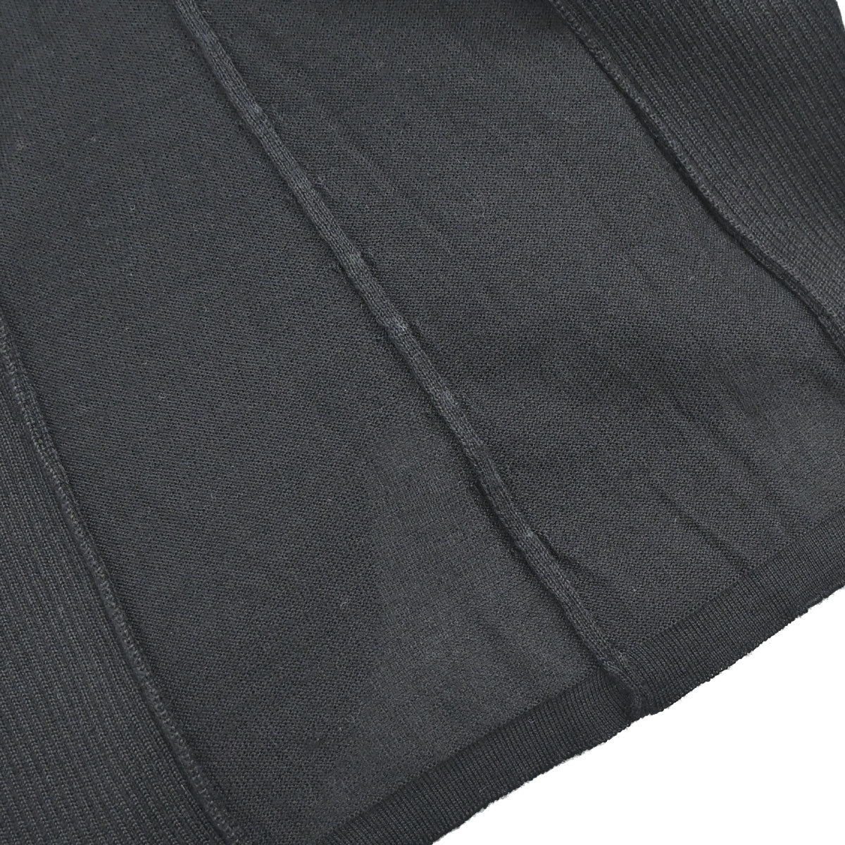 Chanel 2008 Long Sleeve Short Sleeve 2way Top Black #34