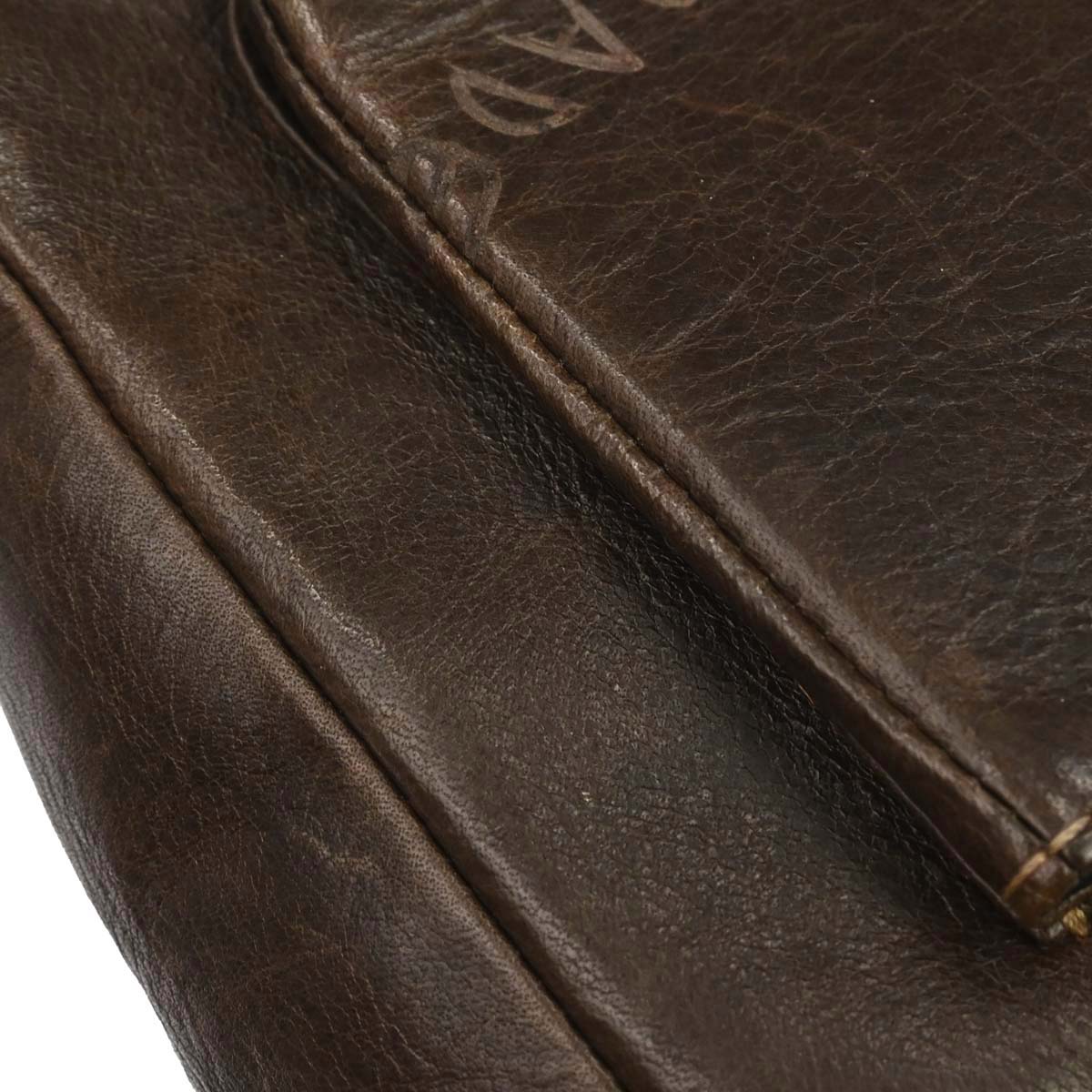 Chanel 2003-2004 Brown Calfskin Graffiti Handbag