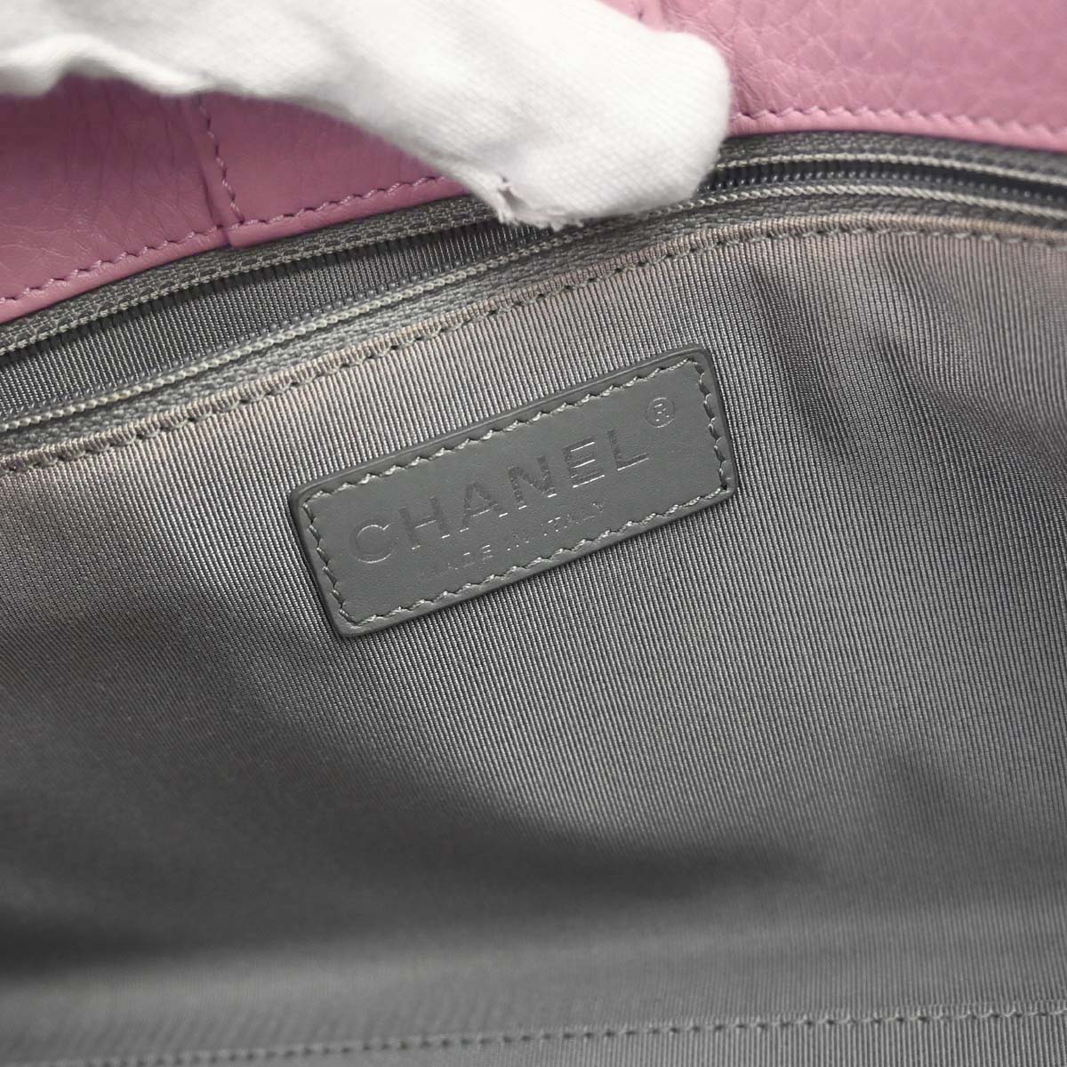 Chanel 2014-2015 Pink Deerskin Executive Cerf Tote Bag