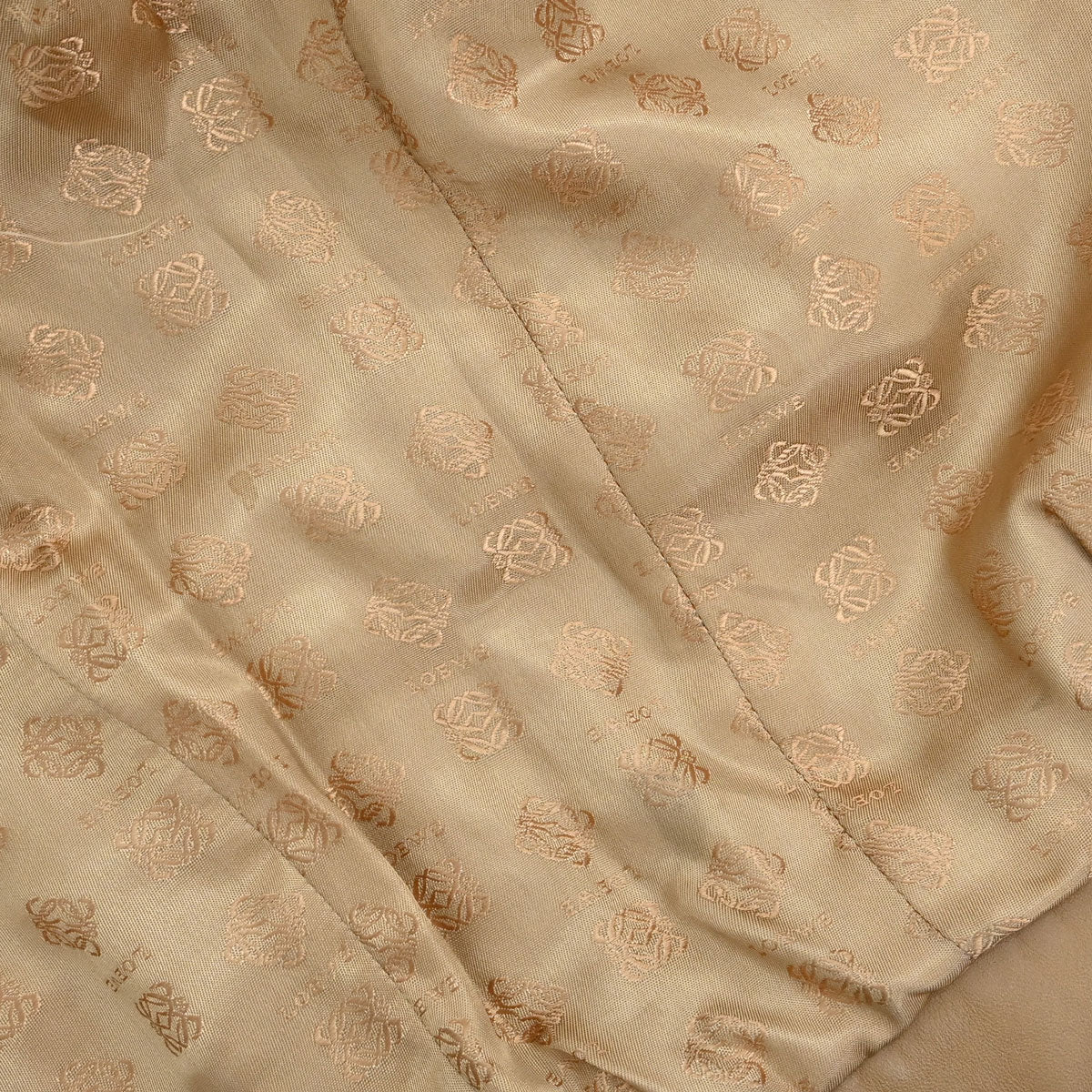Loewe Sheepskin Leather Jacket Beige #38
