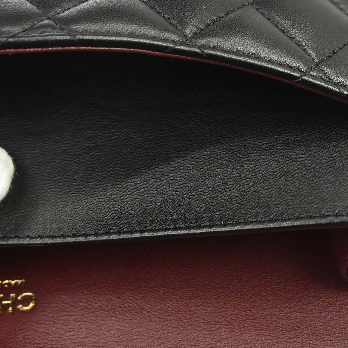 Chanel 2019 Black Lambskin Medium Classic Double Flap Shoulder Bag