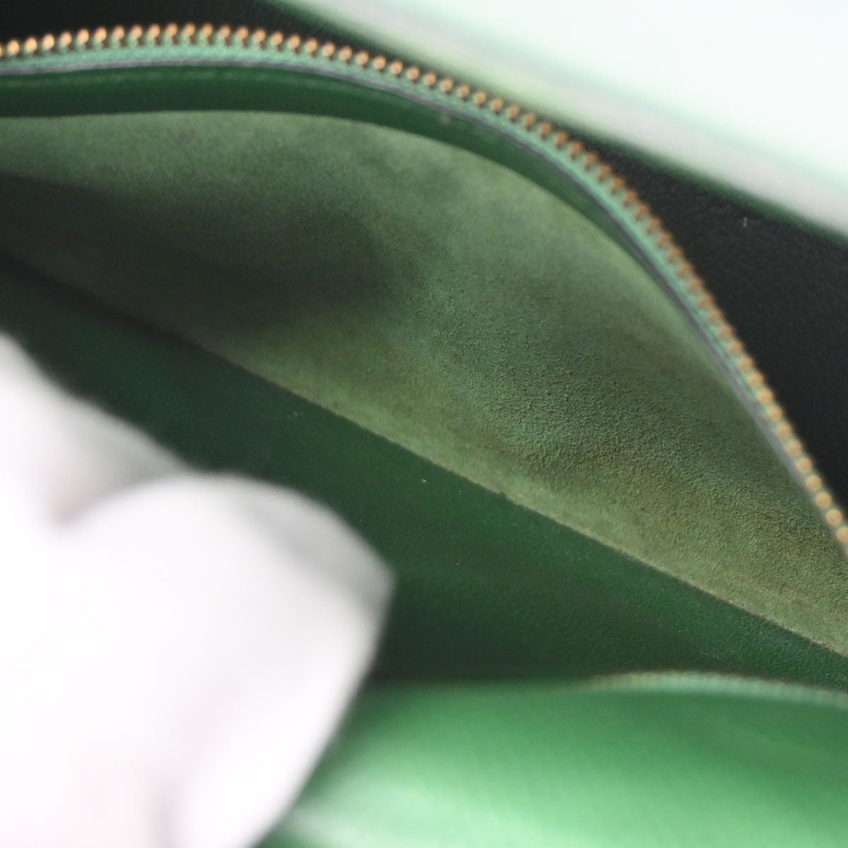 Hermes Green Courchevel Kelly 28 Sellier 2way Shoulder Handbag