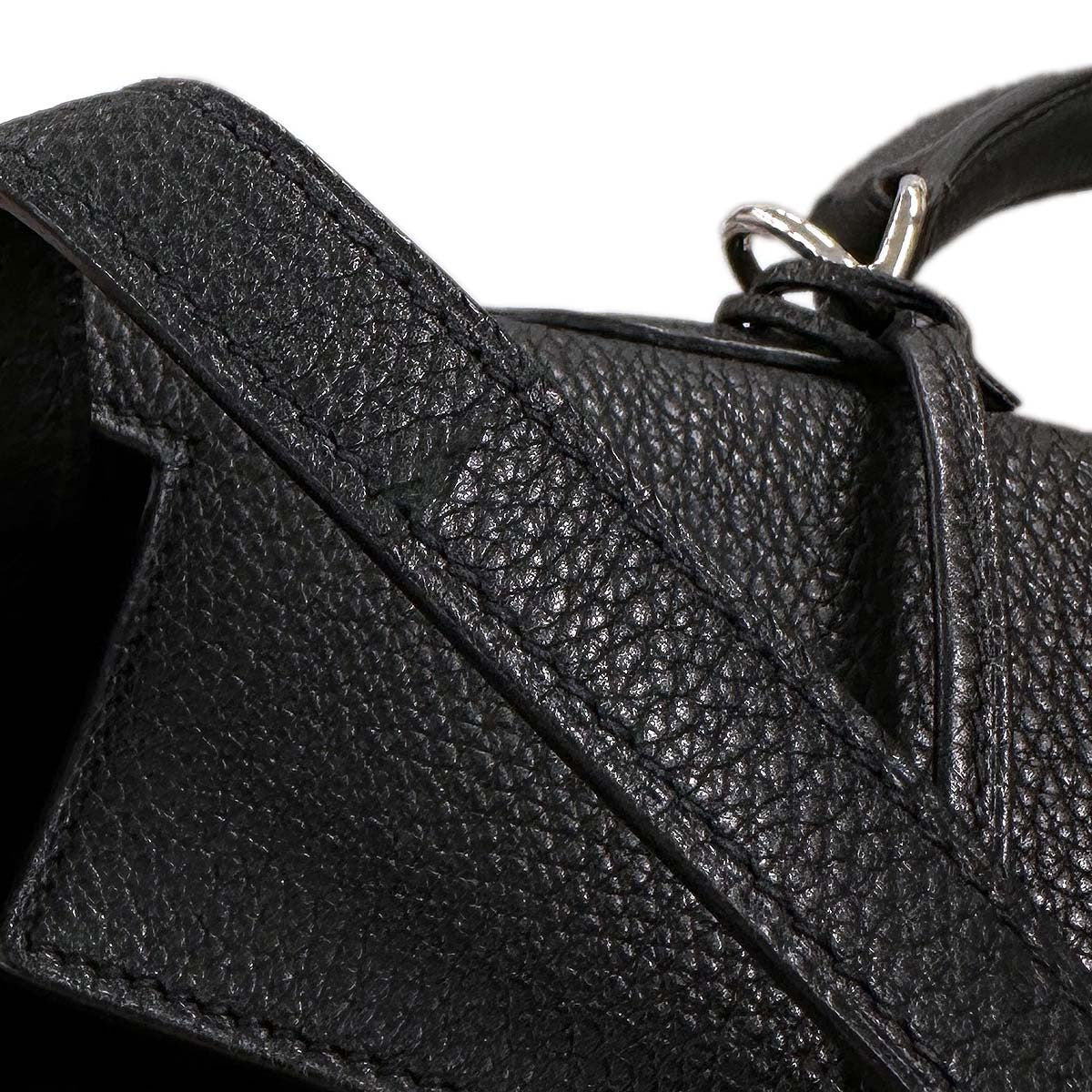 Hermes Black Togo Kelly 35 Retourne 2way Shoulder Handbag