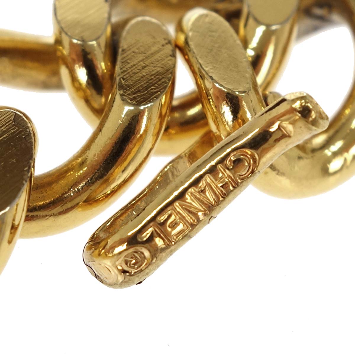 Chanel Chain Belt Medallion Gold Small Good