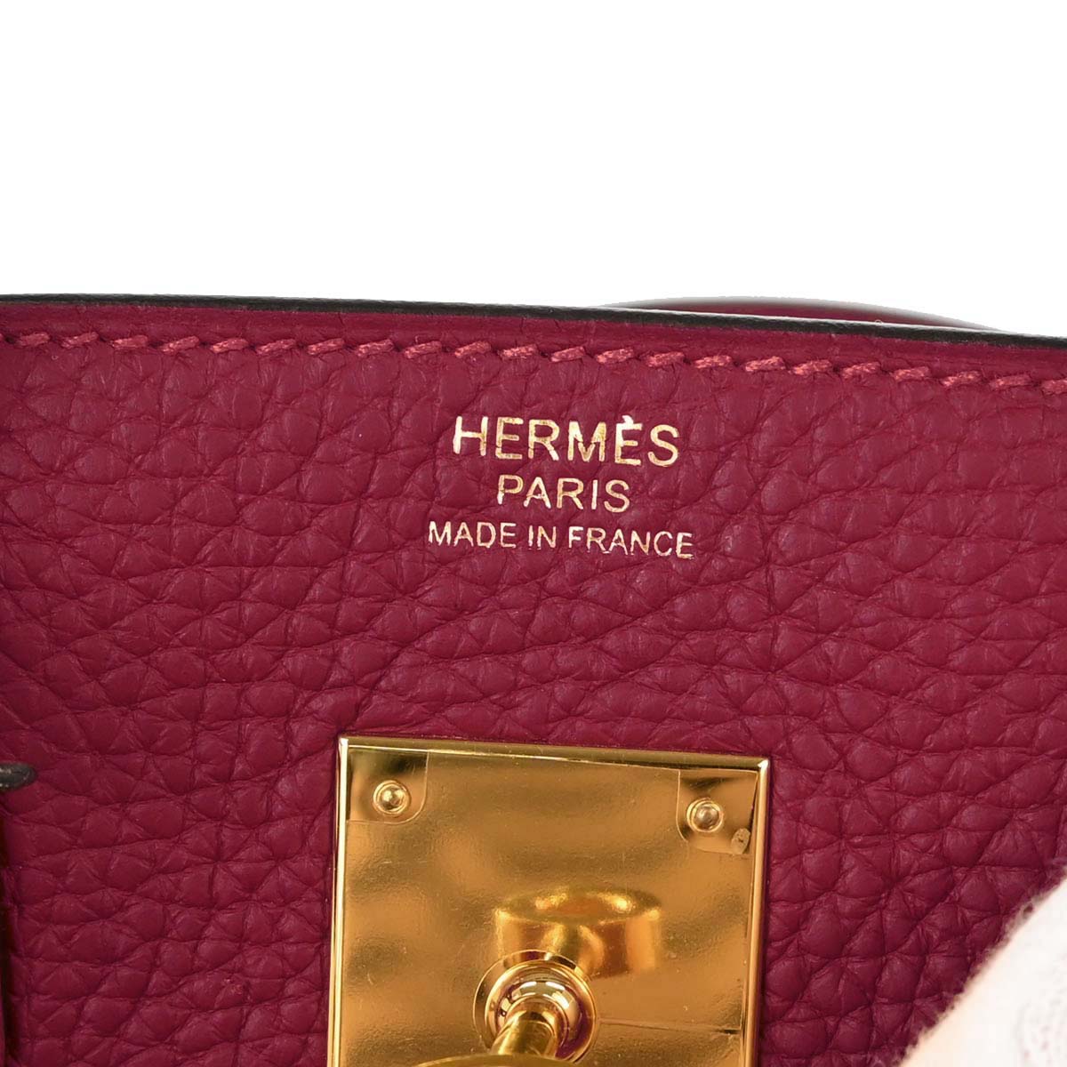 Hermes 2016 Rouge Grenade Taurillon Clemence Birkin 30 Handbag