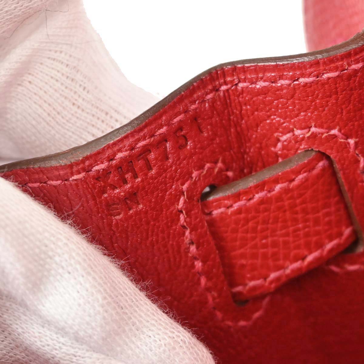 Hermes Rouge Casaque Epsom Kelly 28 Sellier 2way Shoulder Handbag