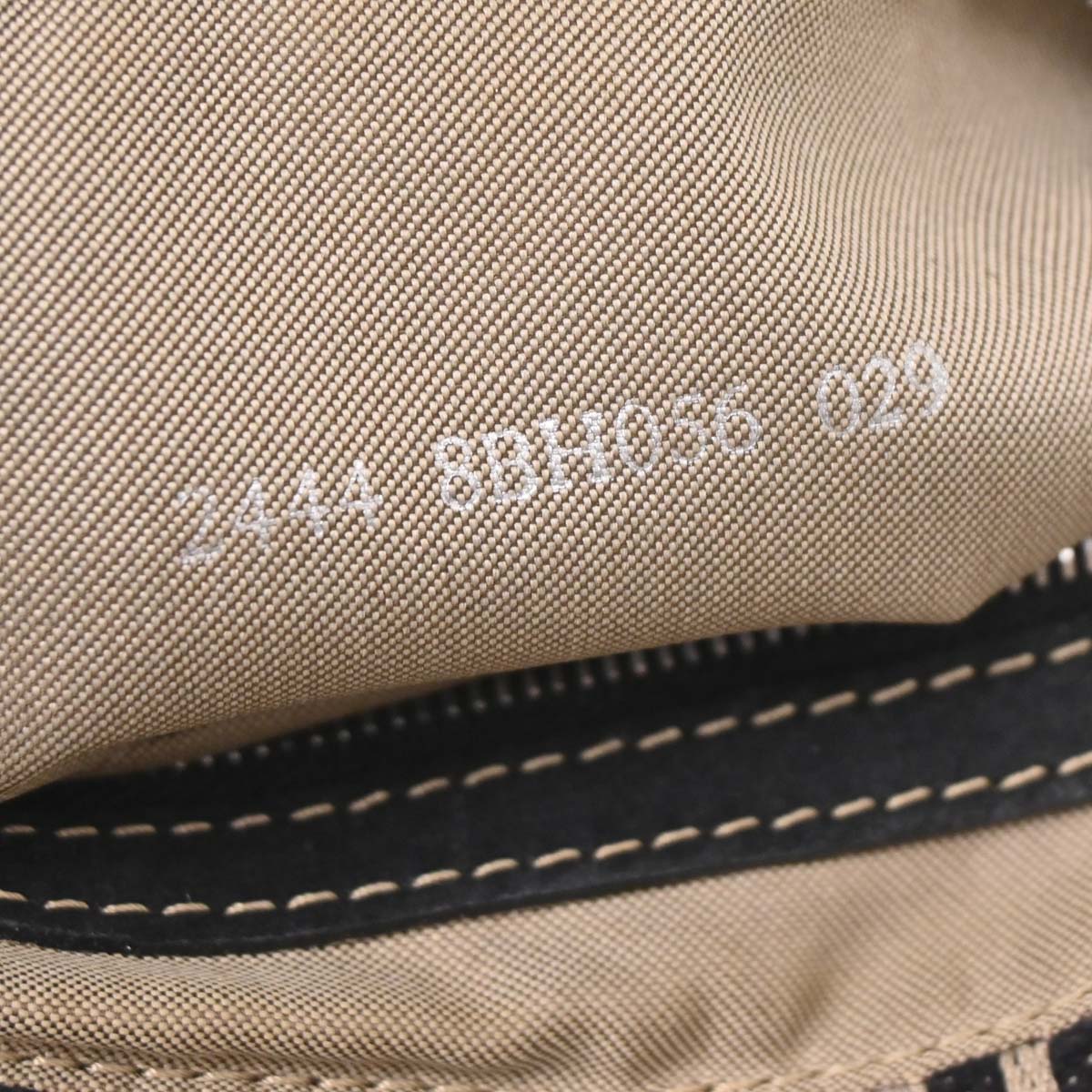 Fendi Black Zucchino Tote Handbag