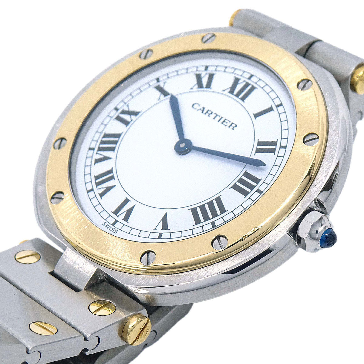 Cartier Santos Vendome LM Ref.81912 Quartz Watch 18KYG SS