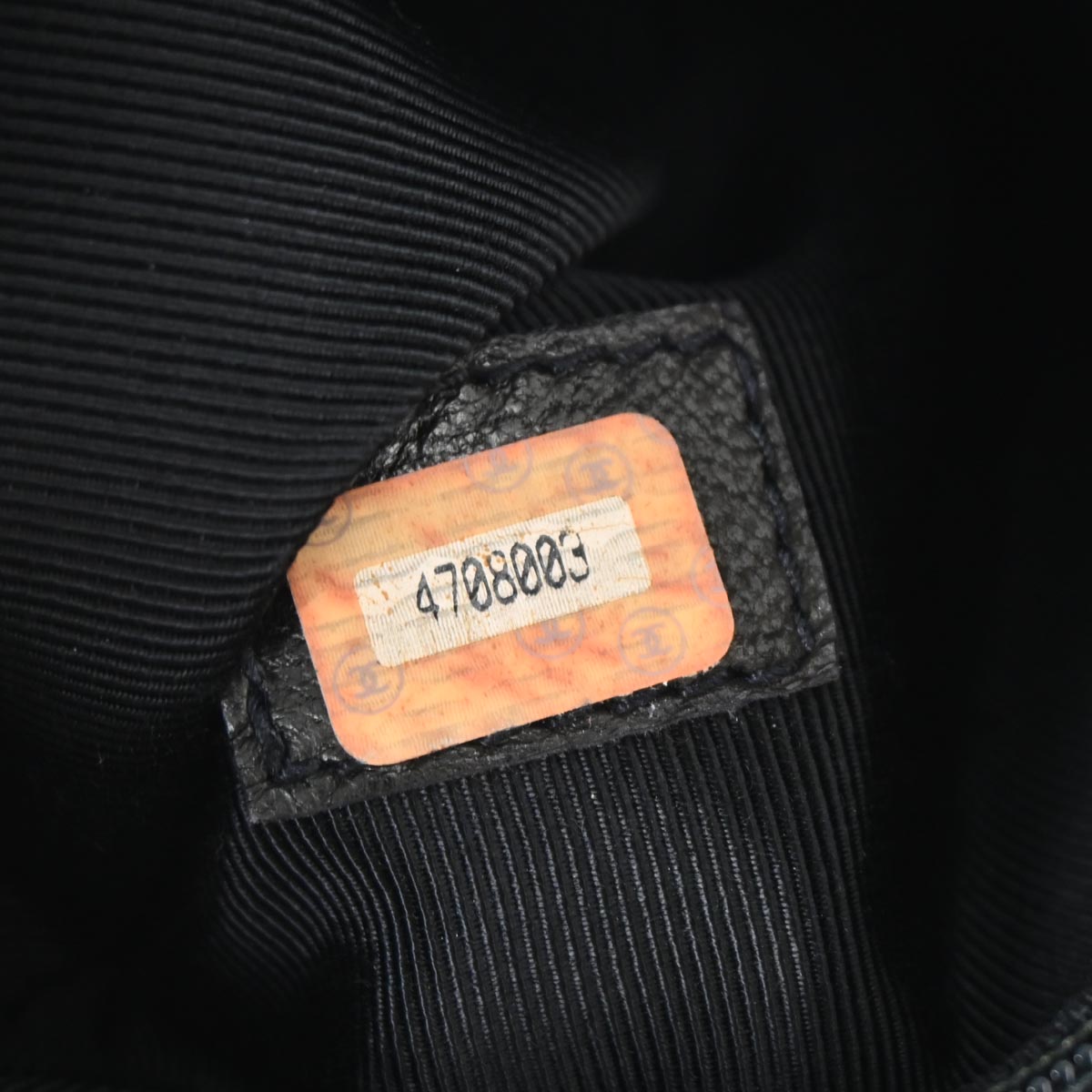 Chanel Black Caviar Skin Shoulder Tote Bag