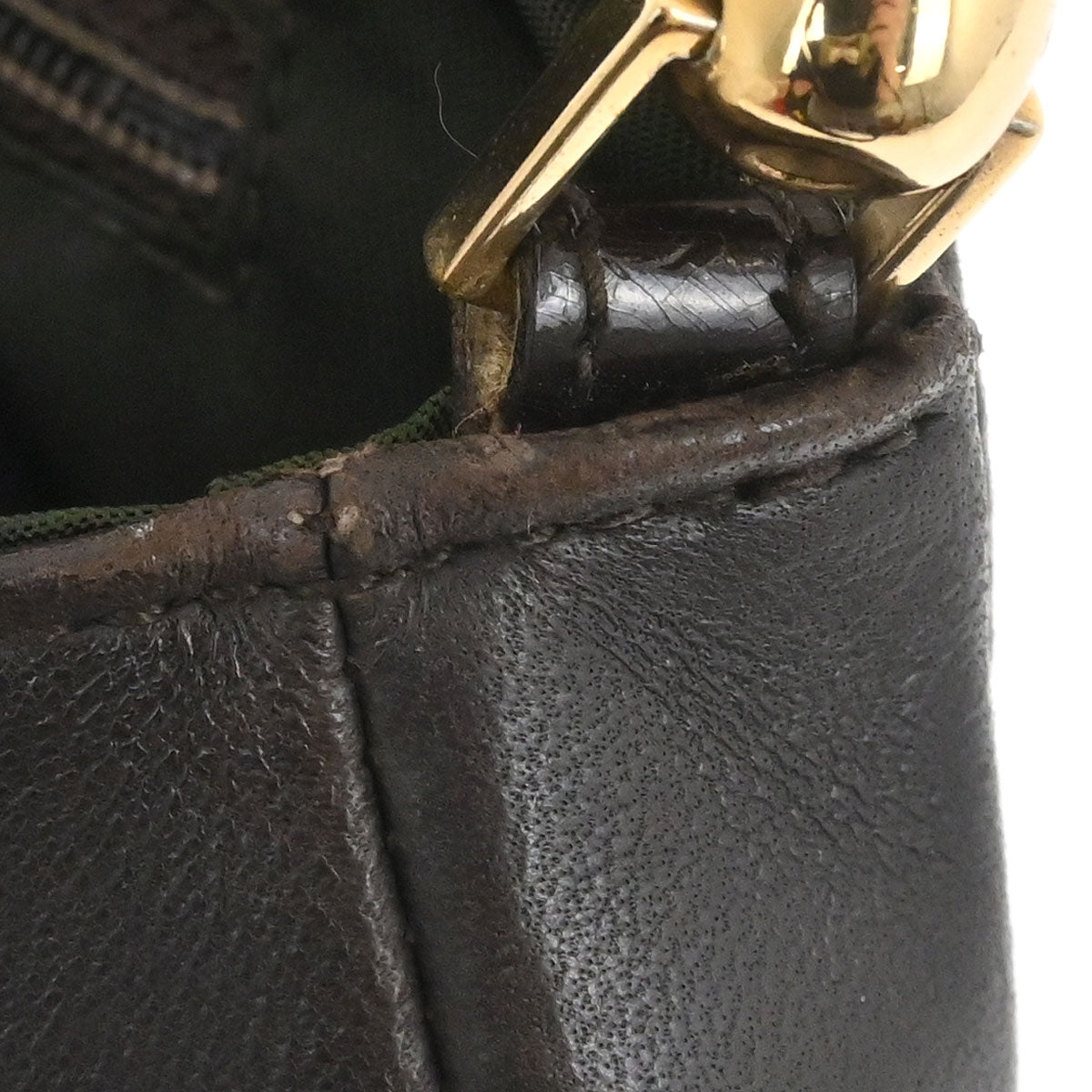Christian Dior * Brown Fur Malice Handbag