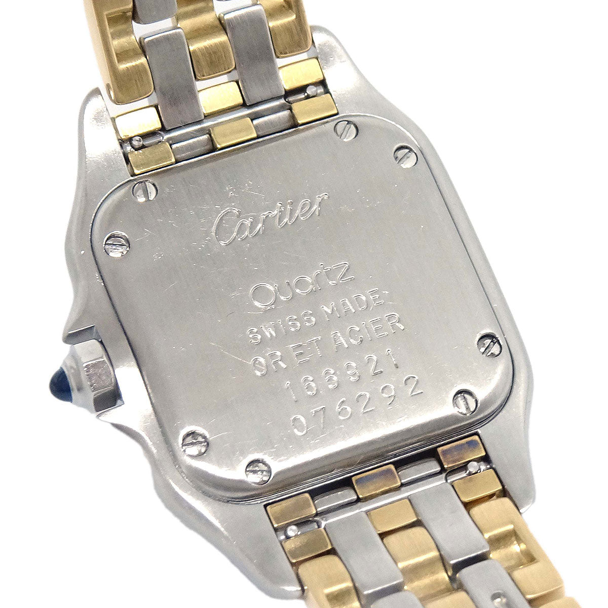 Cartier Panthere SM 3-Row Ref.166921 Quartz Watch 18KYG SS