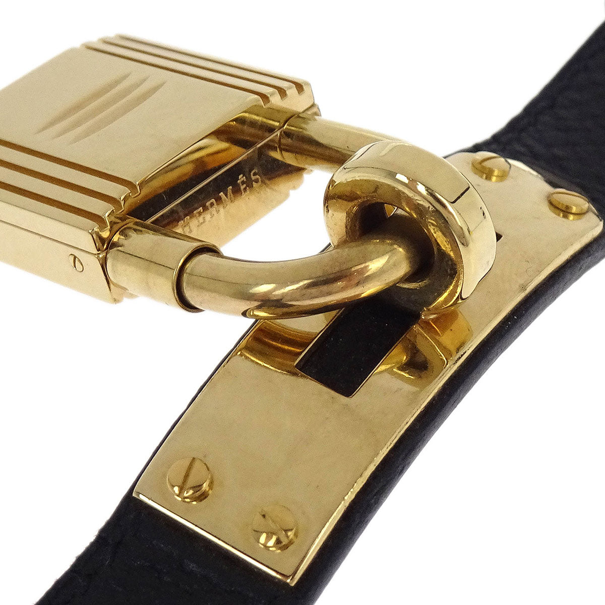 Hermes Kelly Watch Quartz Watch Black