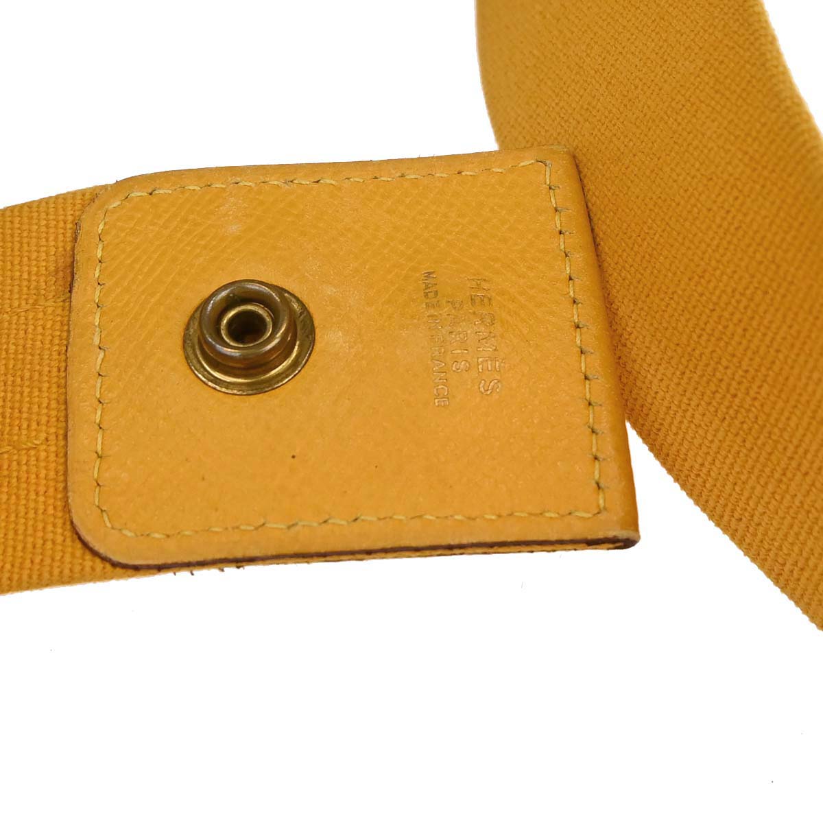 Hermes Beige Jaune Toile H Tsako Shoulder Bag